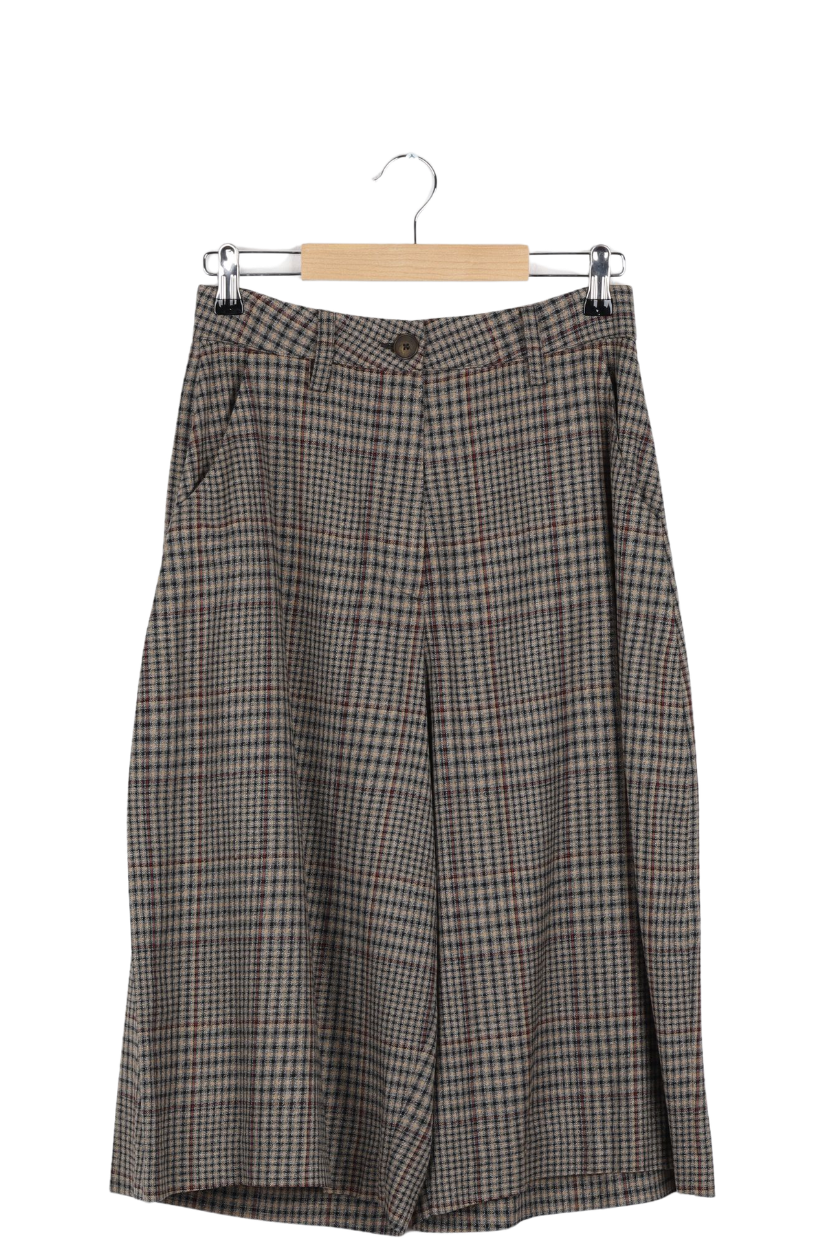 Save a Shirt Long Shorts - Grey Check - 36