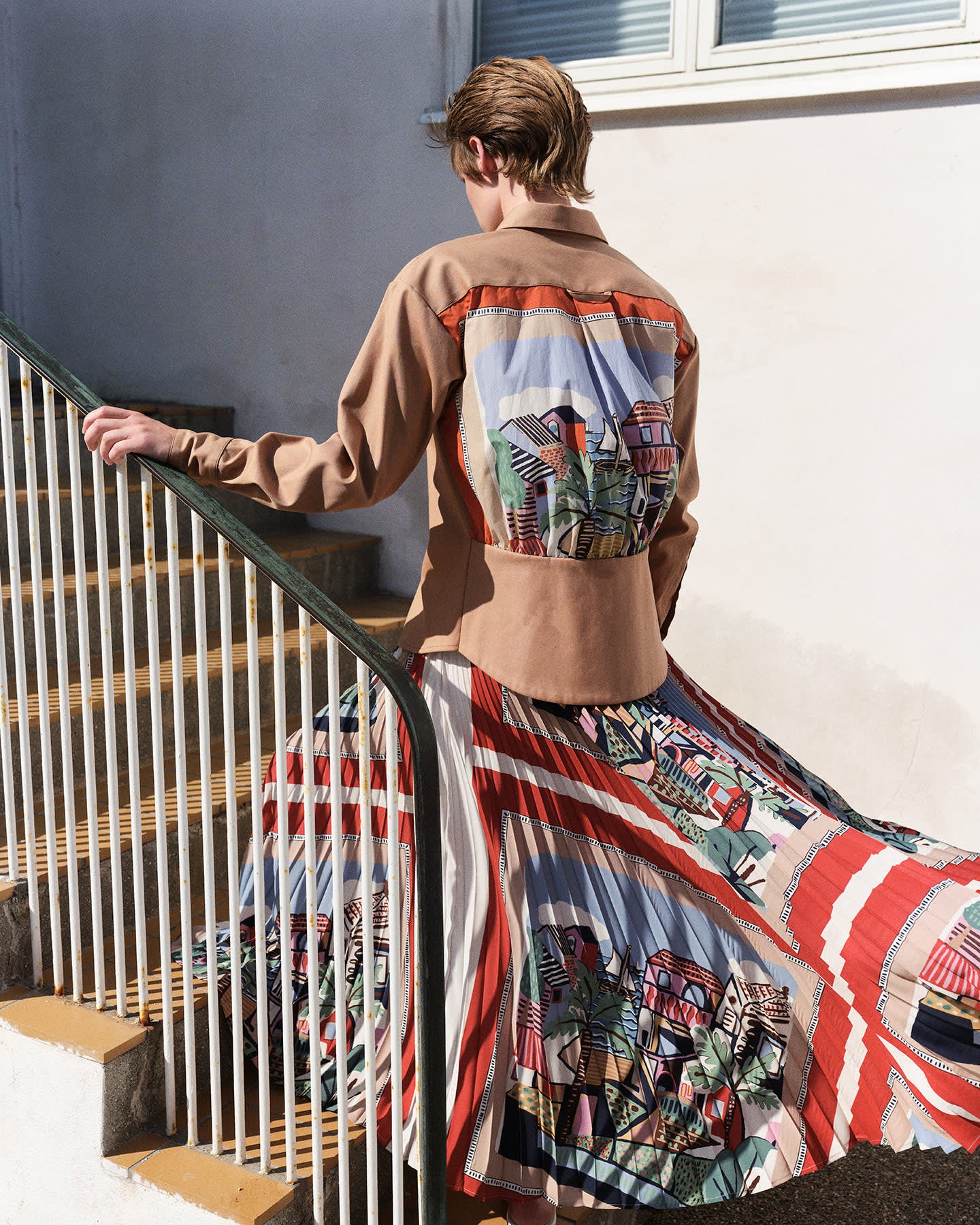 Lucia Skirt - Matisse Landscape