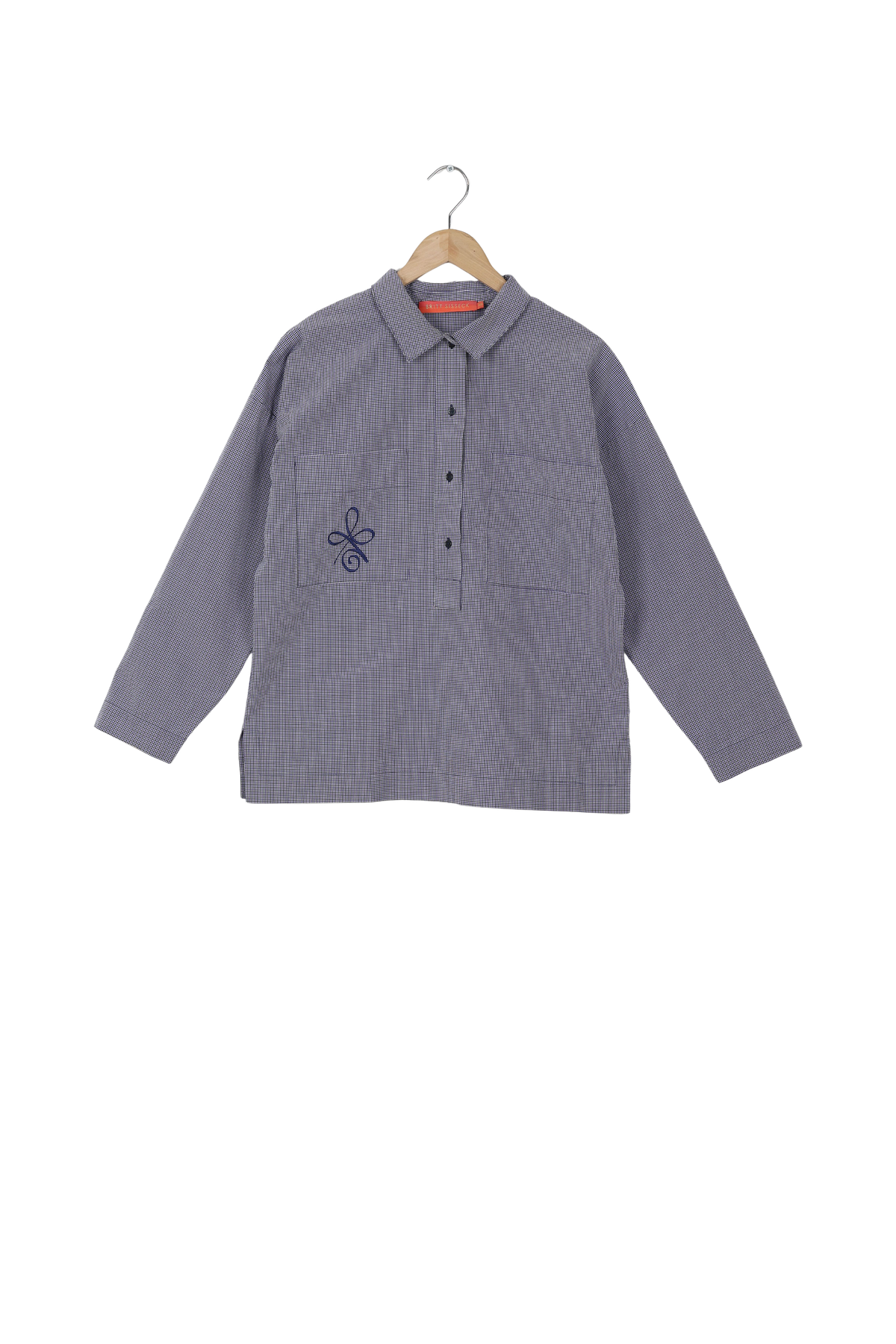Save a Shirt Andrea - Blue Check - 40