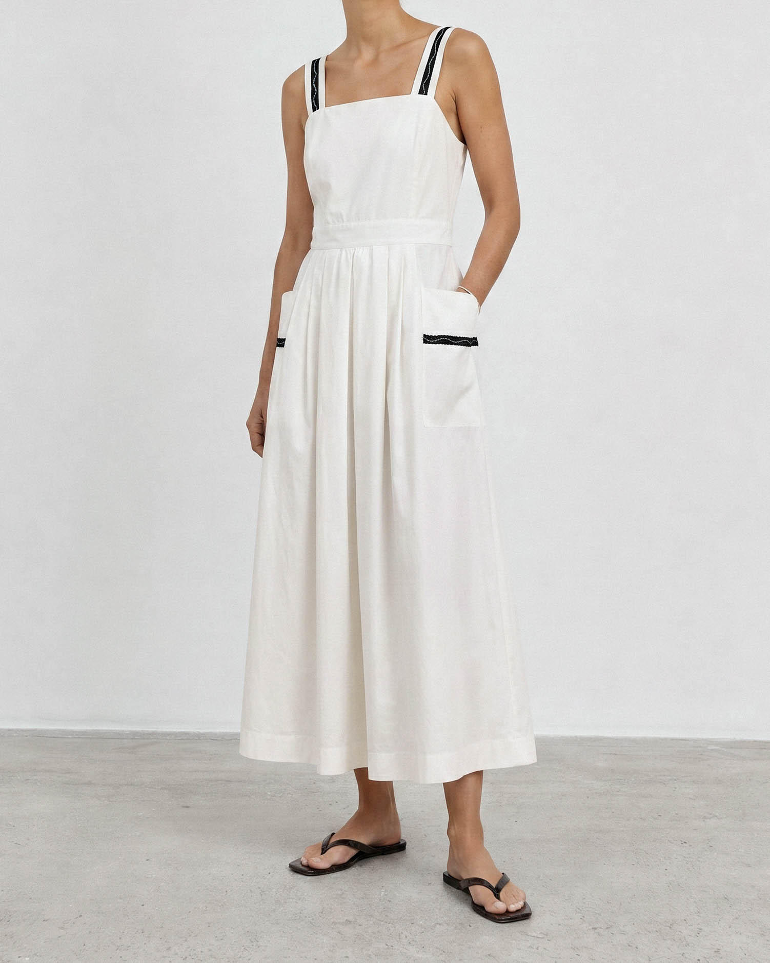 Amar Dress - Crema Cotton