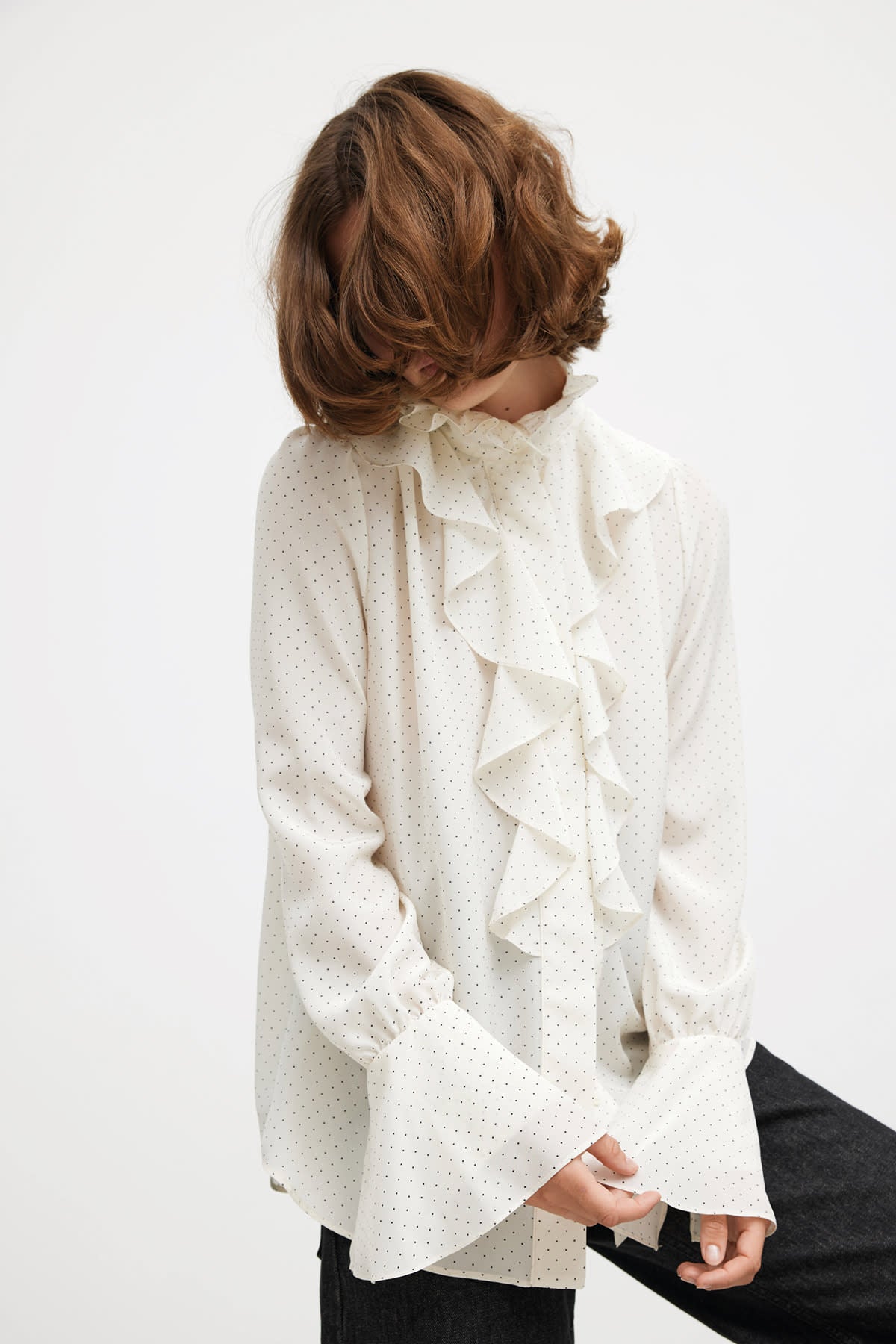 Anima - Polka dot white