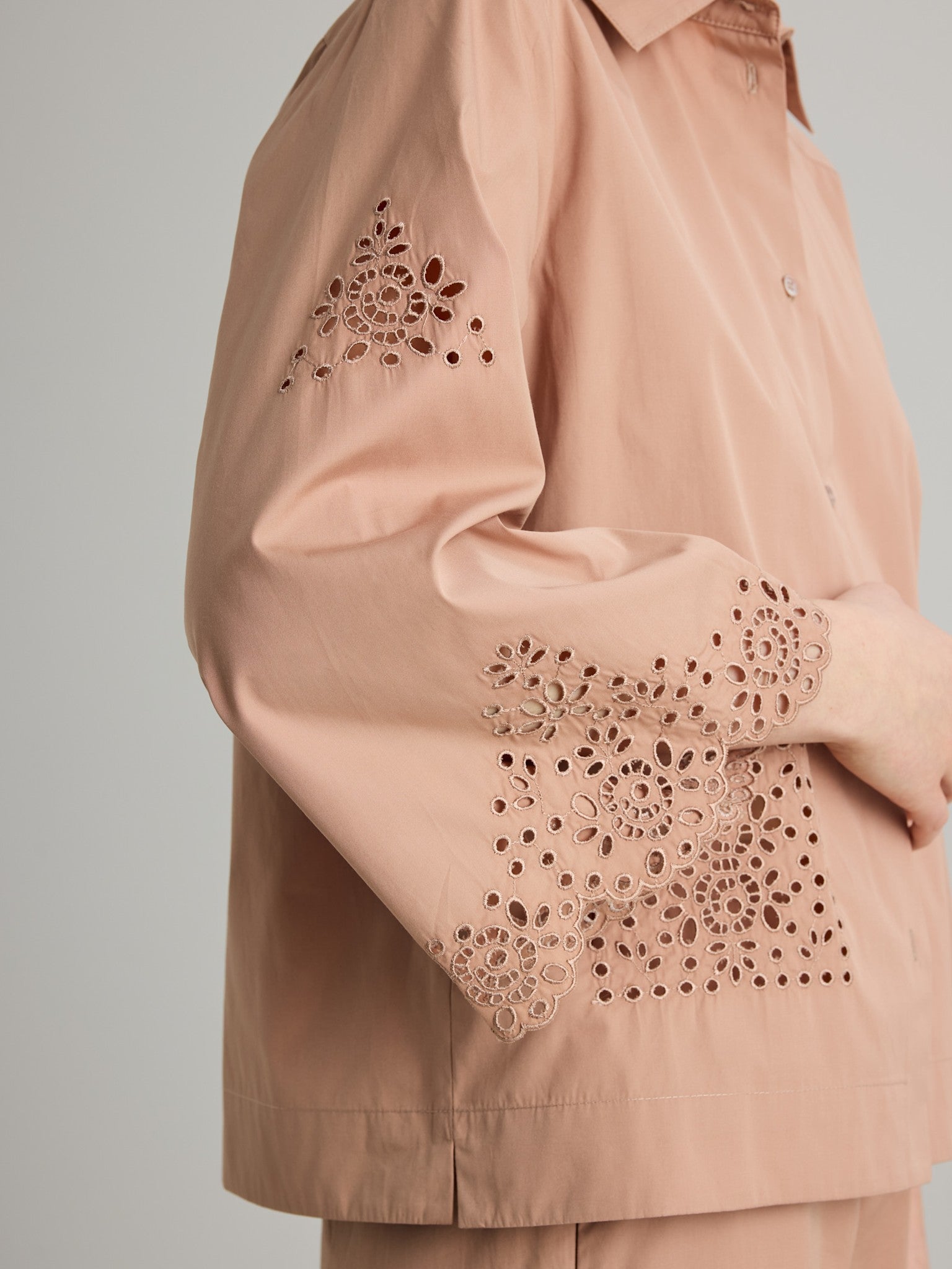 Bob Shirt - Cork Embroidered Cotton