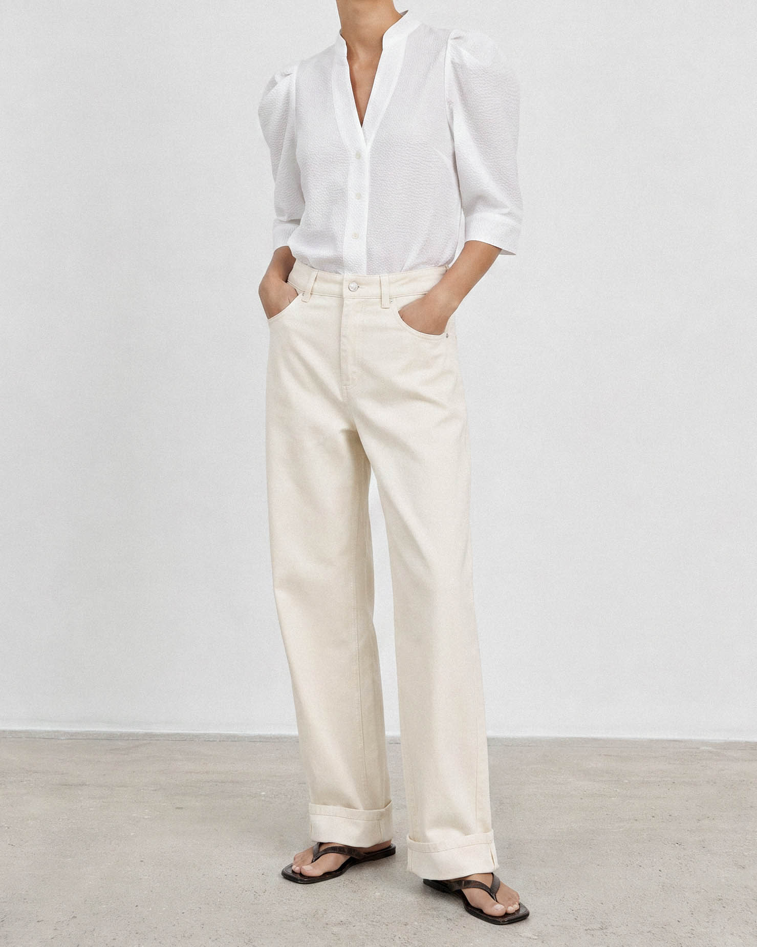 Daxa Shirt - Mist Cotton