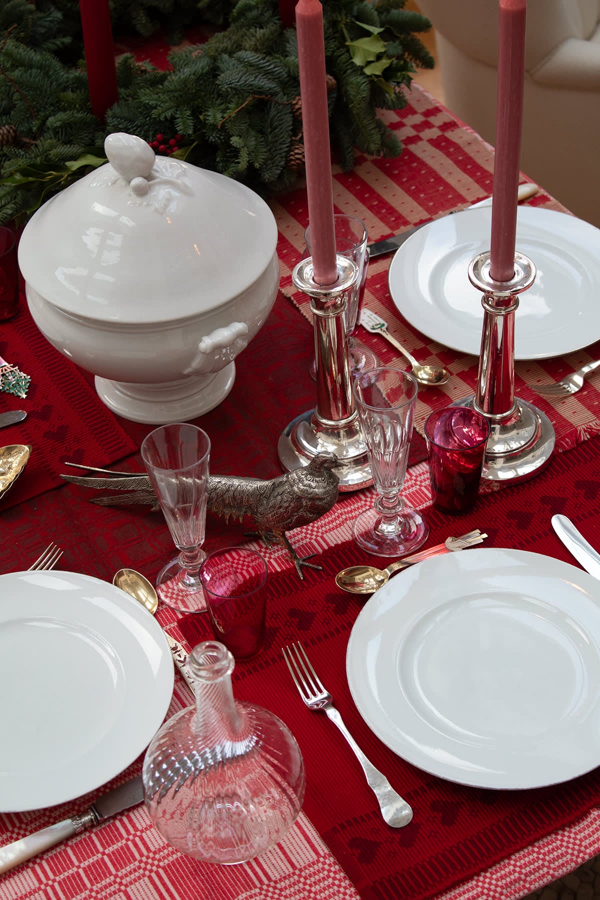 Christmas Table Setting #3