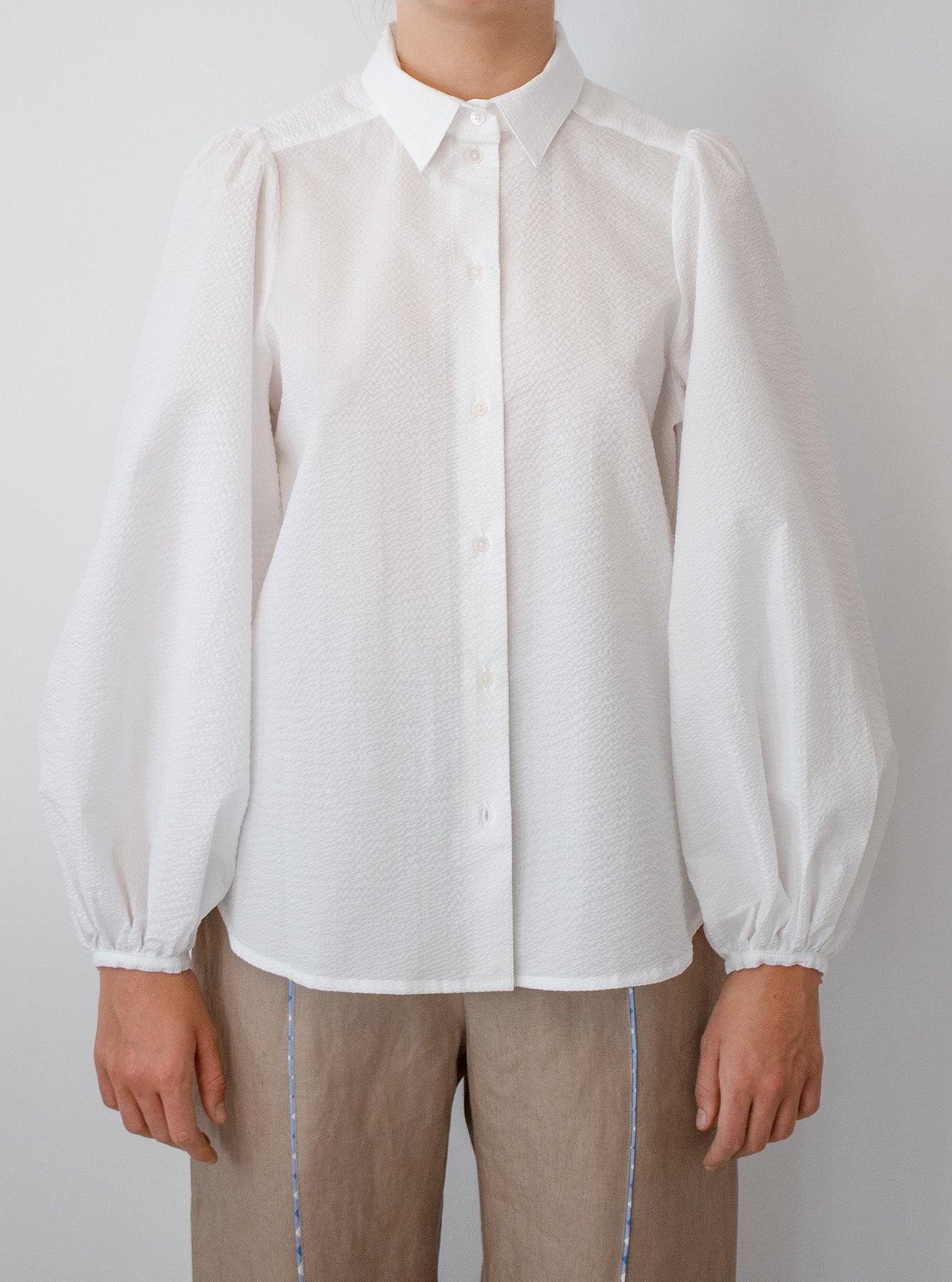 Pala Blouse - Mist Cotton