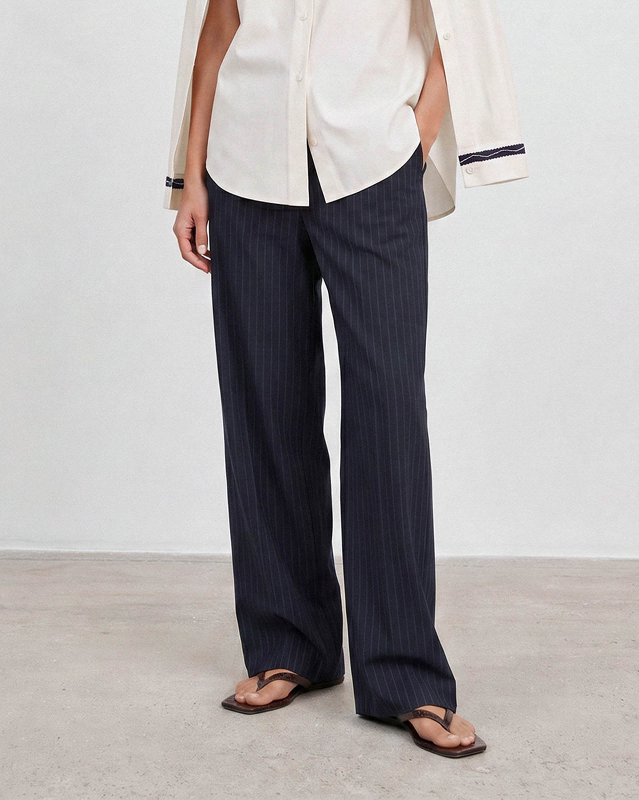 Kimmie Trouser - Admiral Linen Cotton