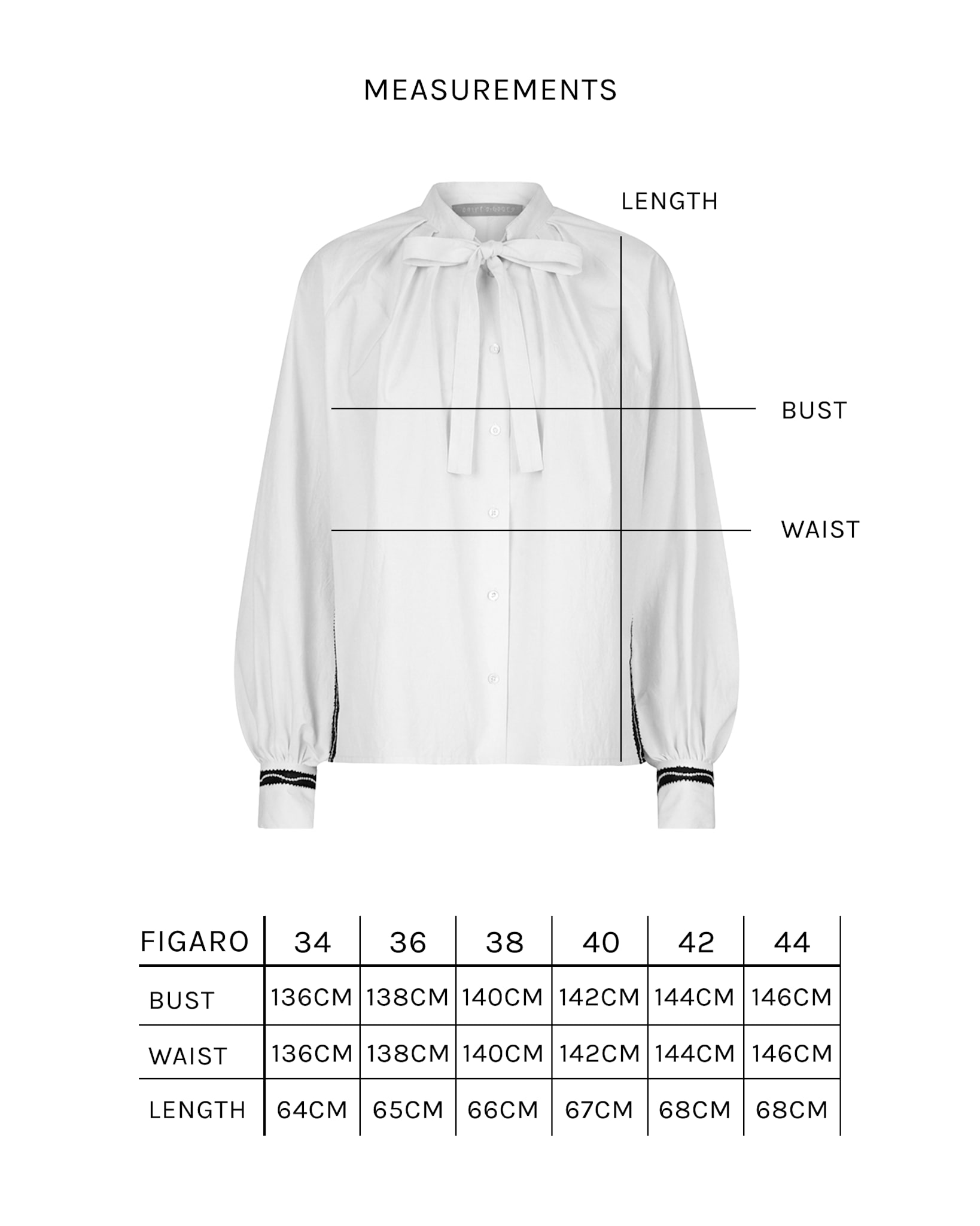 Figaro Blouse - Crema Cotton