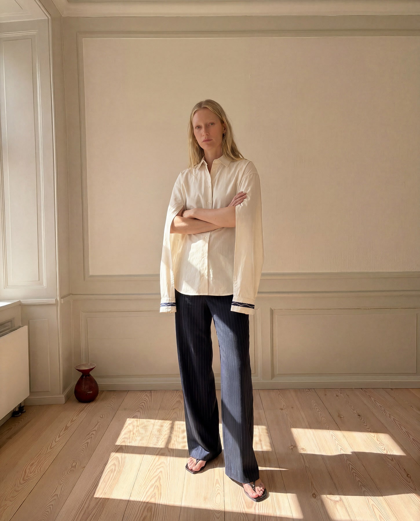 Vinci Shirt - Crema Cotton