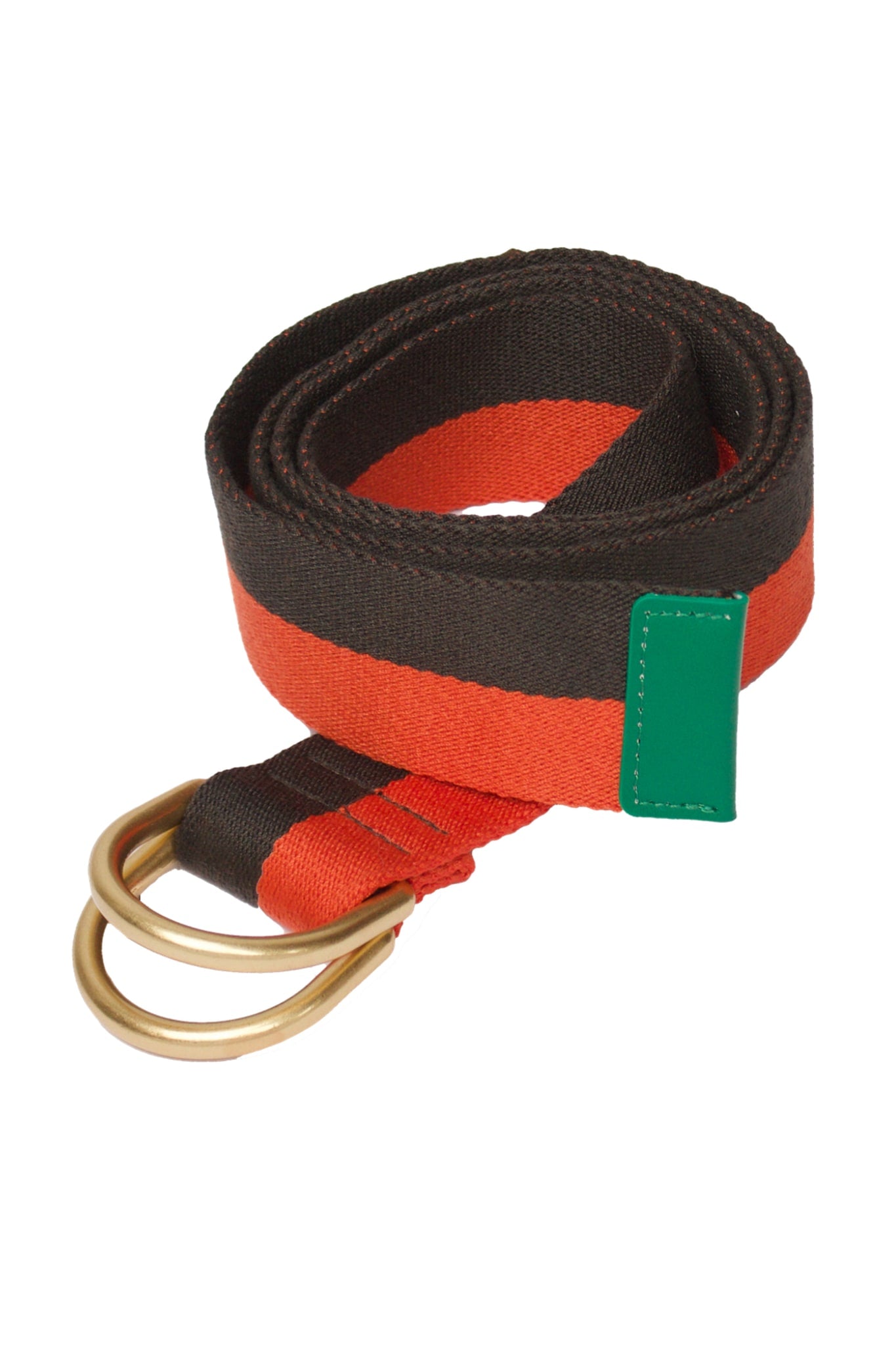 Save a Shirt Belt - Orange / olive - M/L