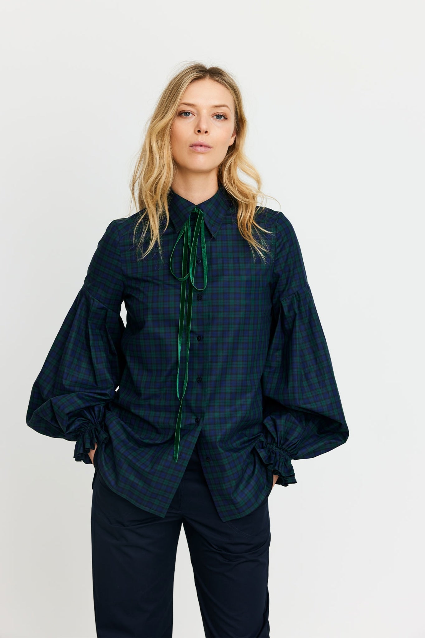 Save a Shirt Trousers - Navy - 38