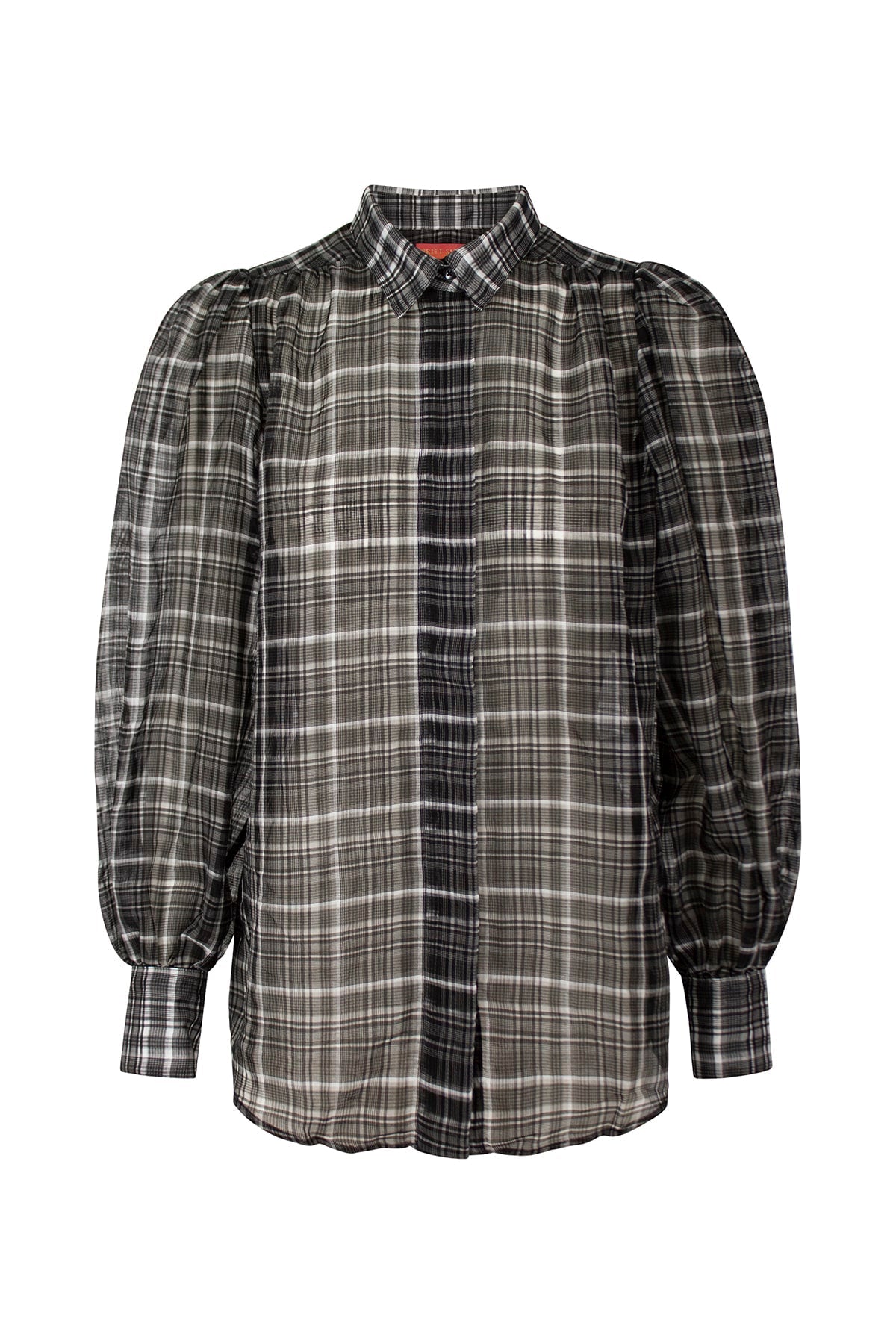 Save a Shirt Amelia - Liquorice check - 40