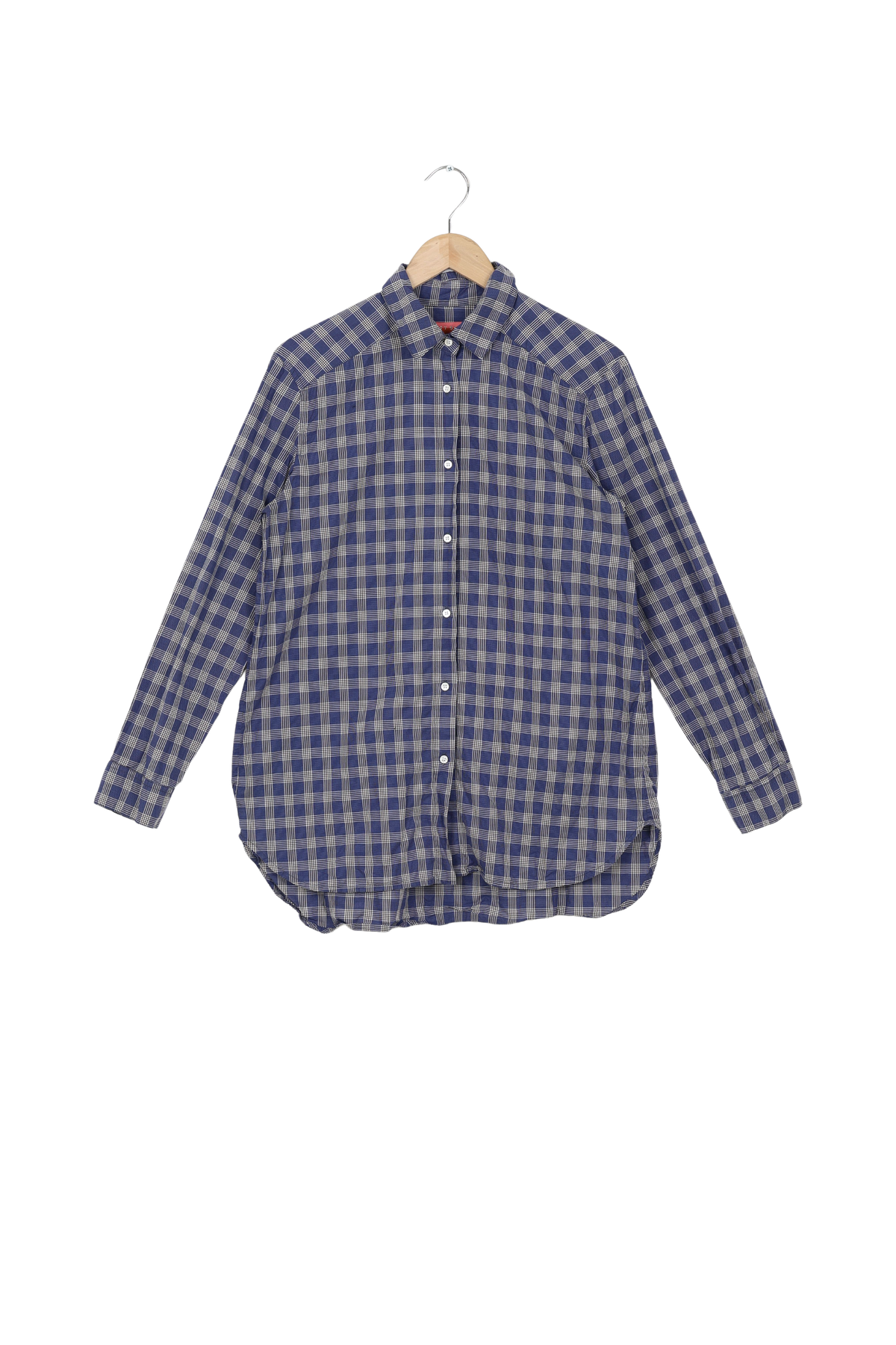 Save a Shirt Cotton Shirt - Blue Check - 40