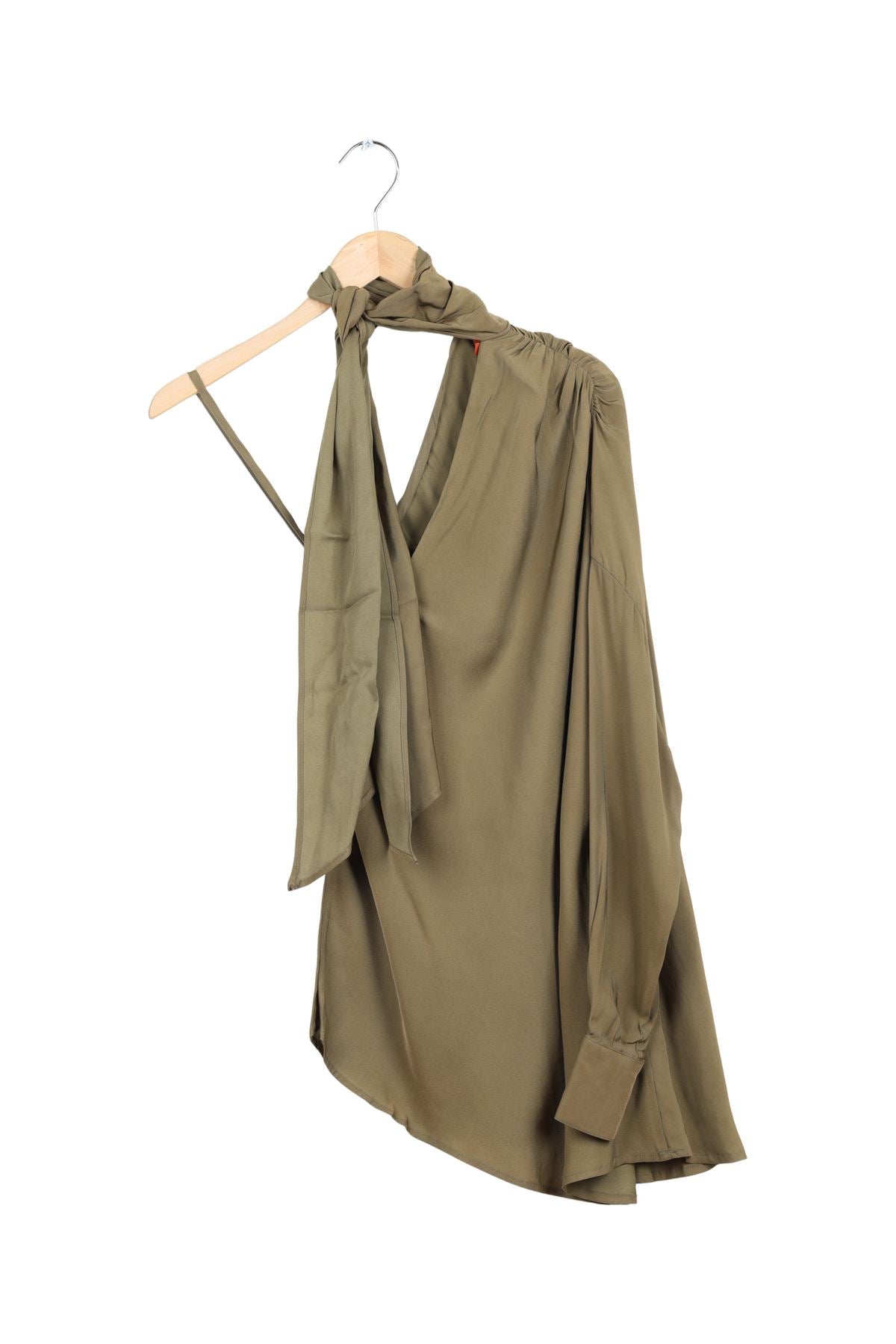 Save a Shirt Paula - Olive viscose - 36