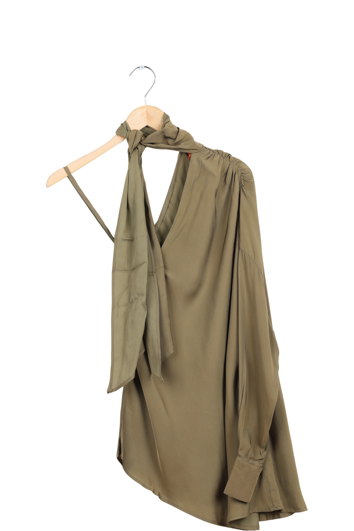 Save a Shirt Paula - Olive viscose - 36