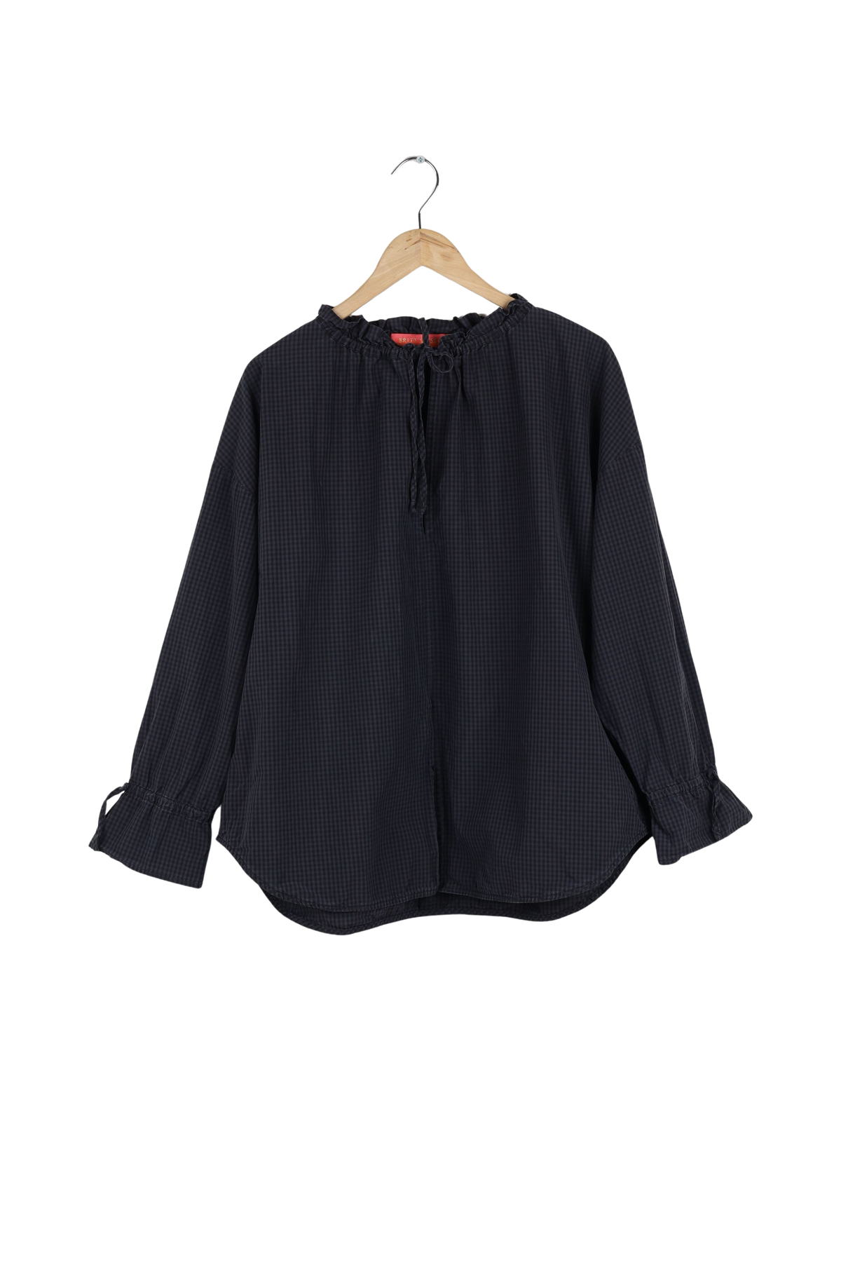Save a Shirt Flora - Black check - M/L