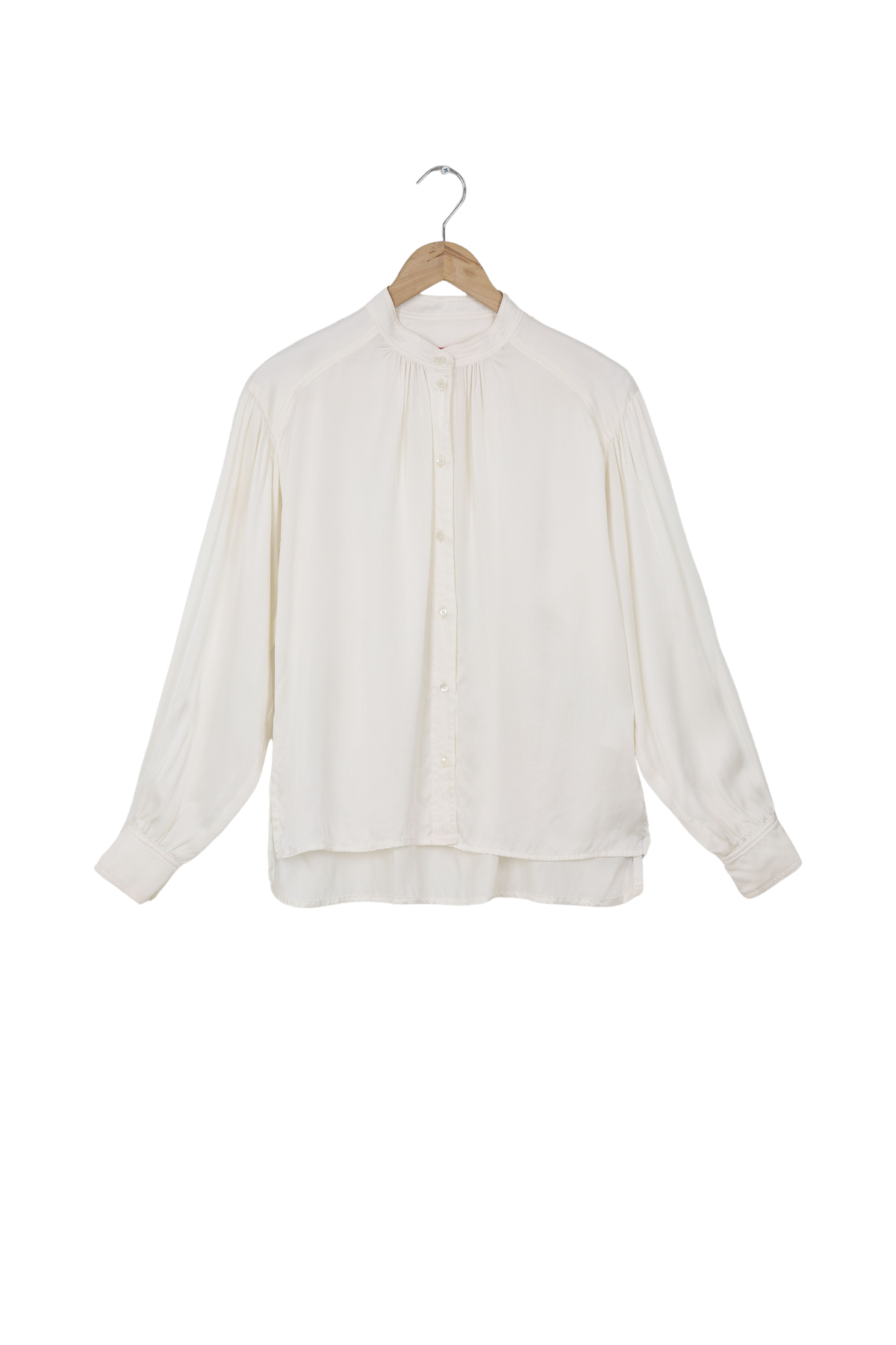 Save a Shirt Silk Shirt - White - 36