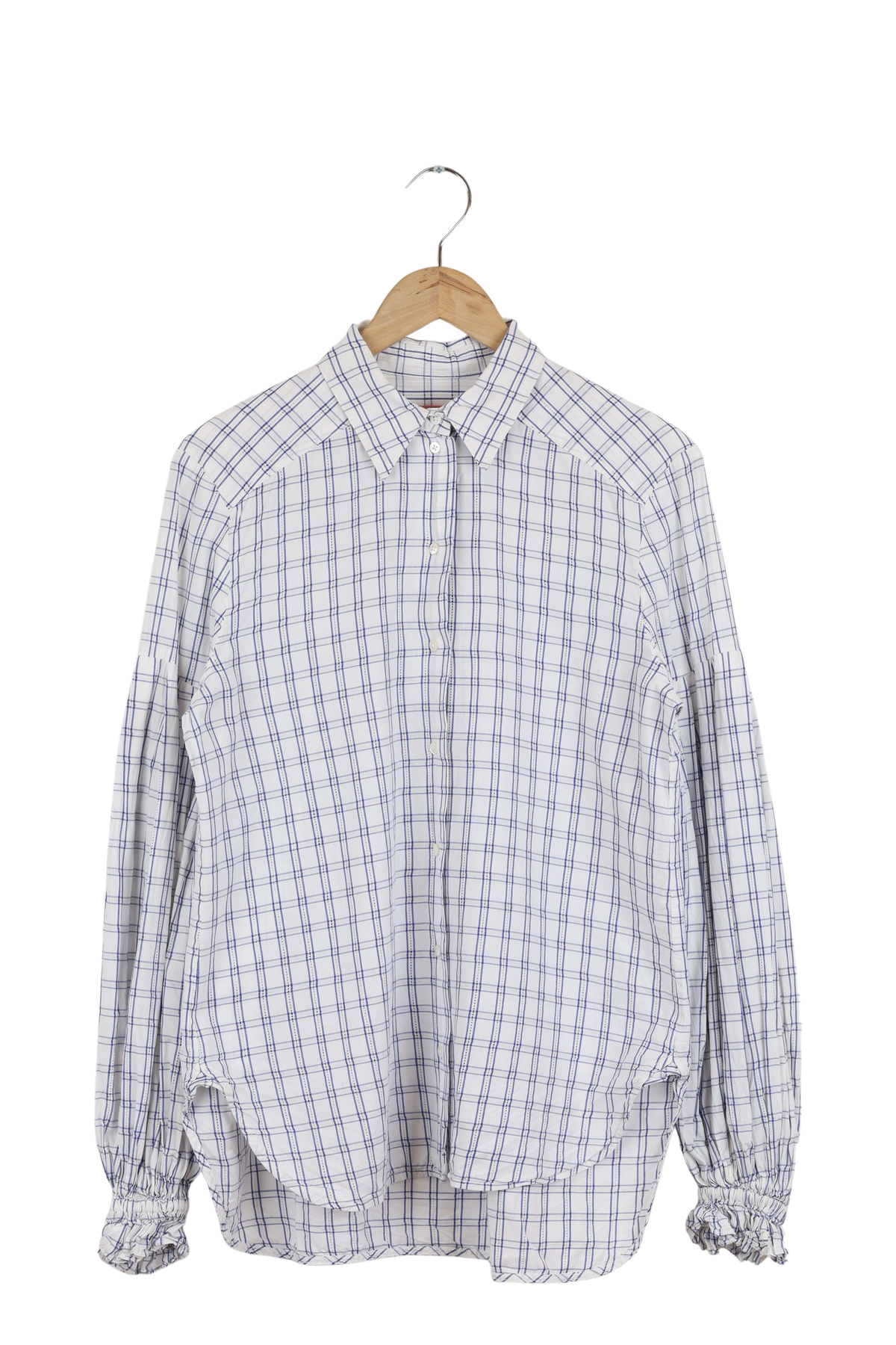 Save a Shirt Borghi - Lapis Check - 38 Britt Sisseck