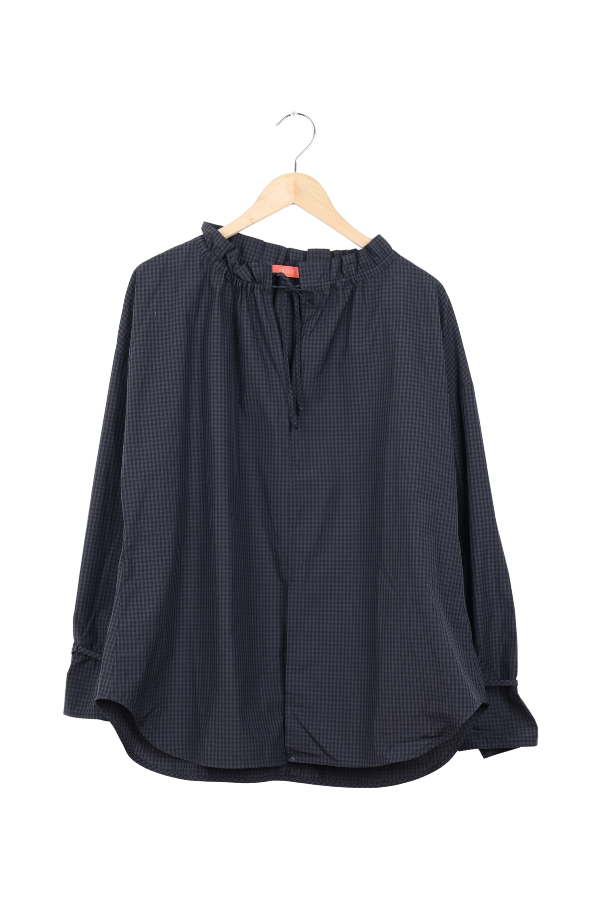 Save a Shirt Flora - Black check - S/M
