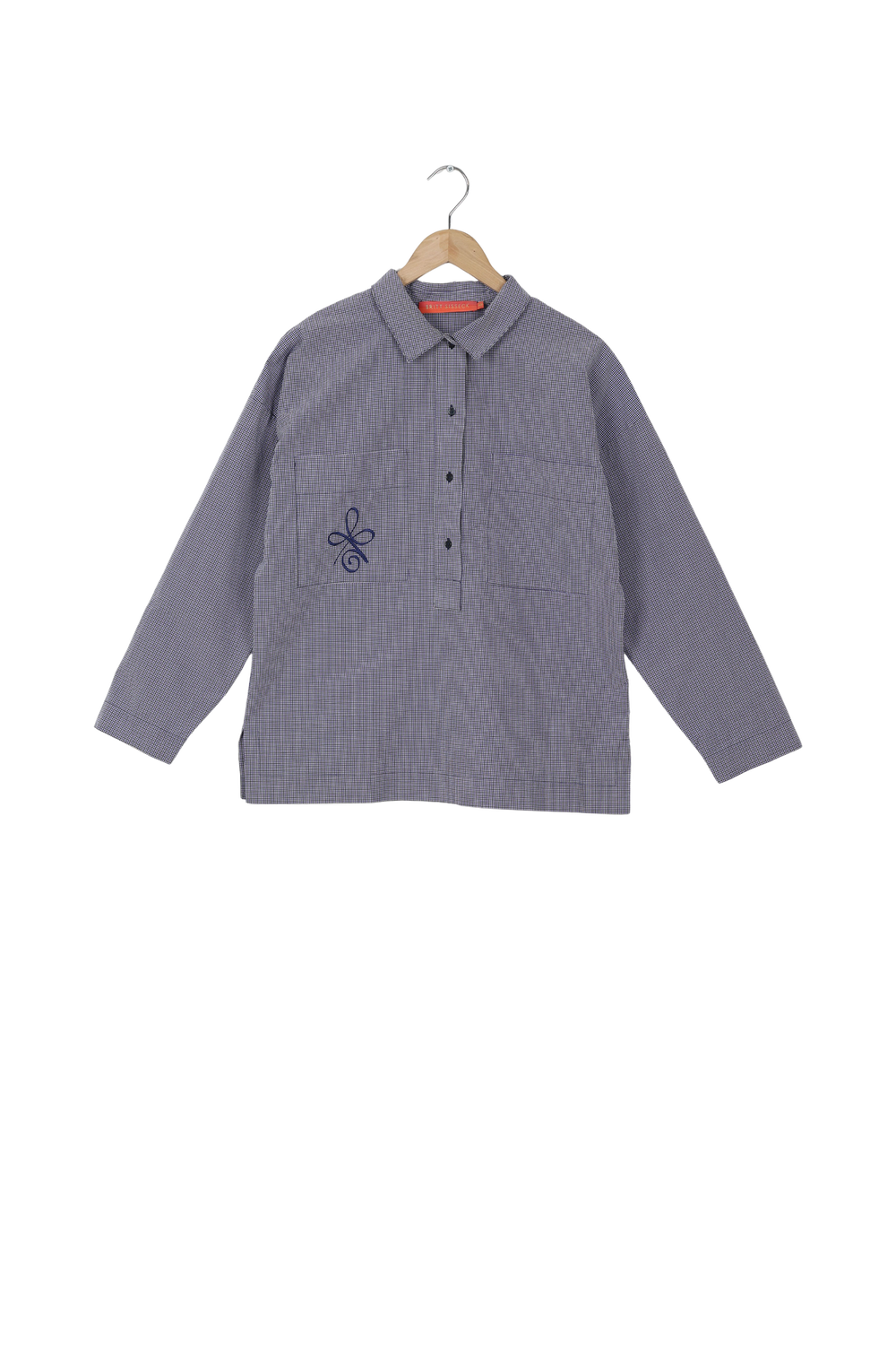 Save a Shirt Andrea - Blue Check - 40