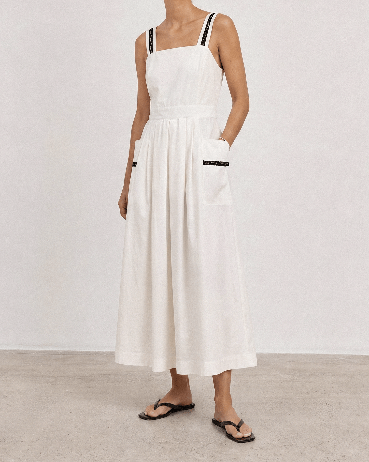 Amar Dress - Crema Cotton
