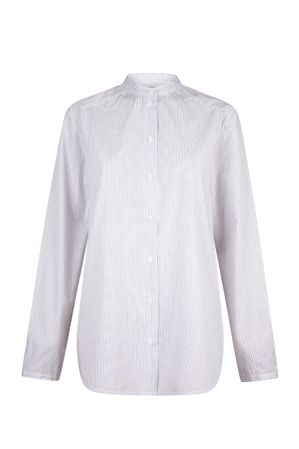striped white and blue shirt