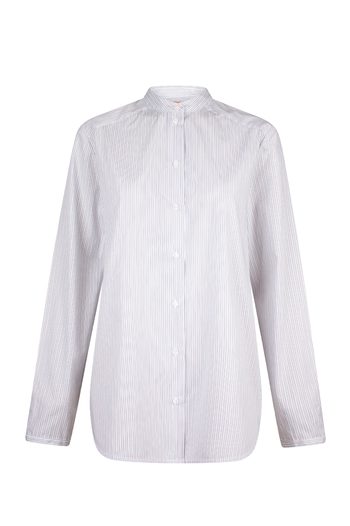striped white and blue shirt