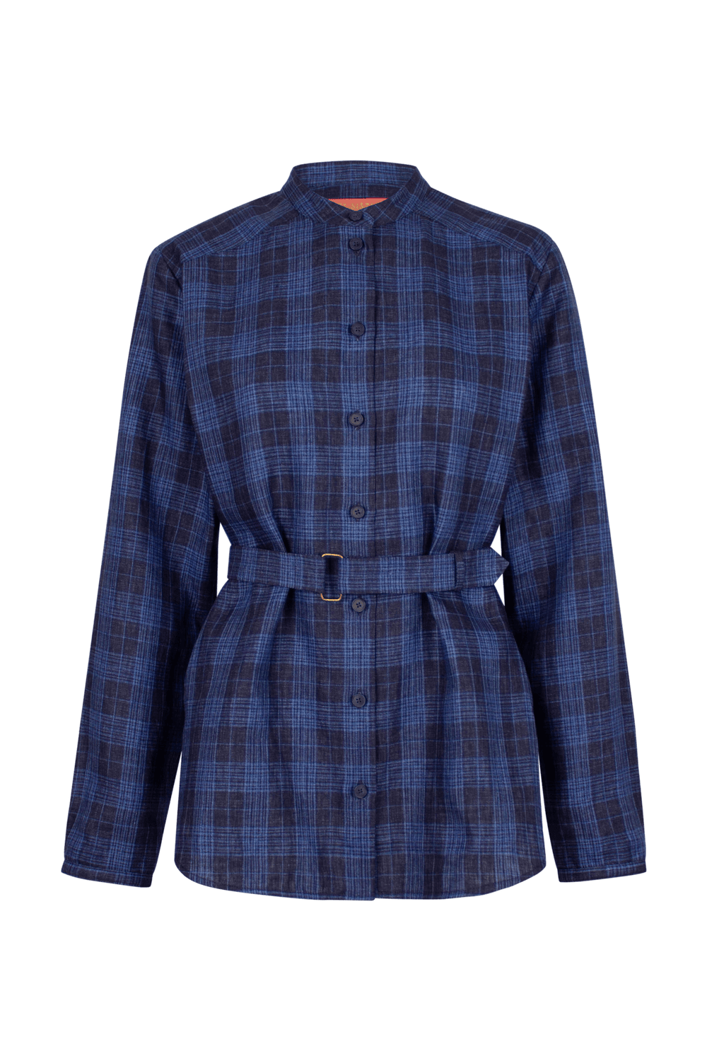 Bea Shirt - Baird Check Linen
