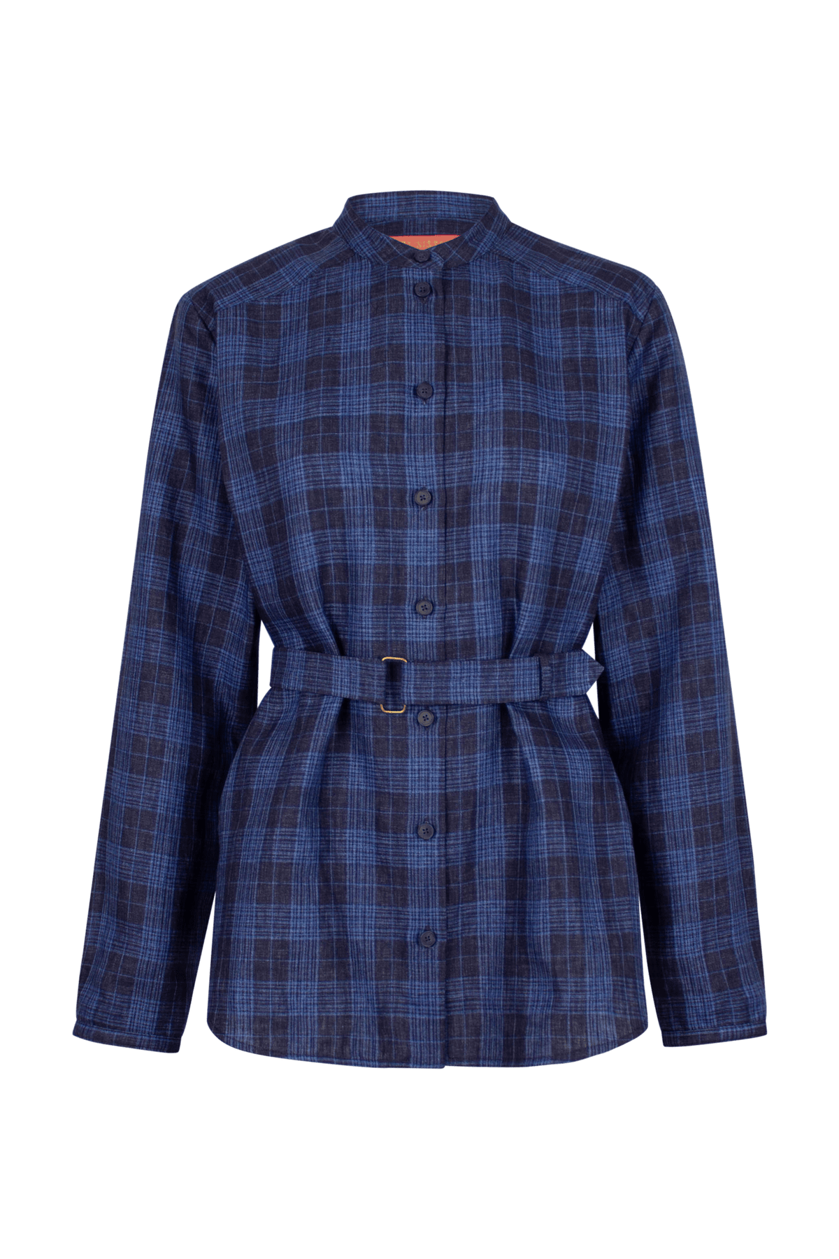 Bea Shirt - Baird Check Linen