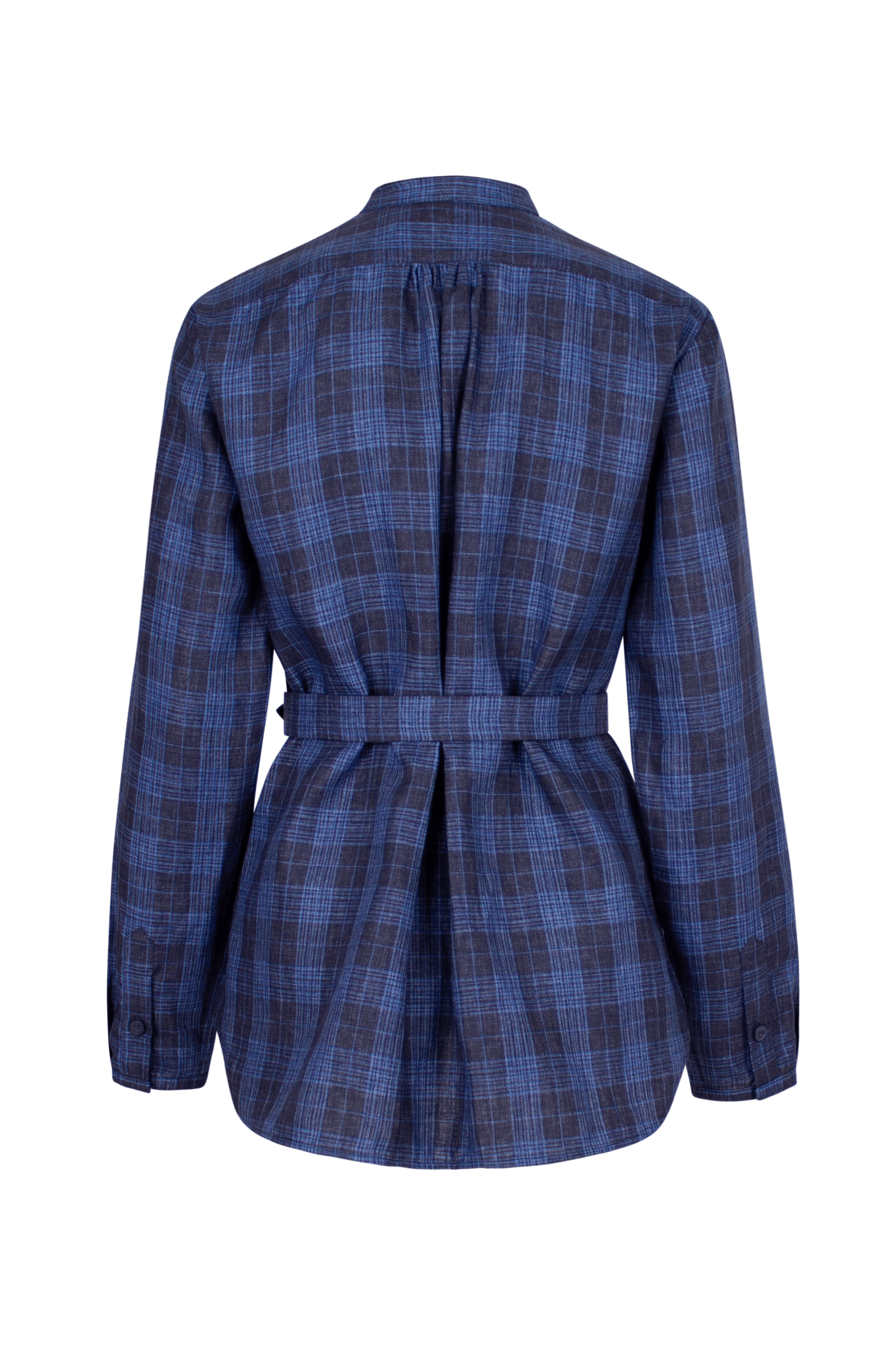 Bea Shirt - Baird Check Linen