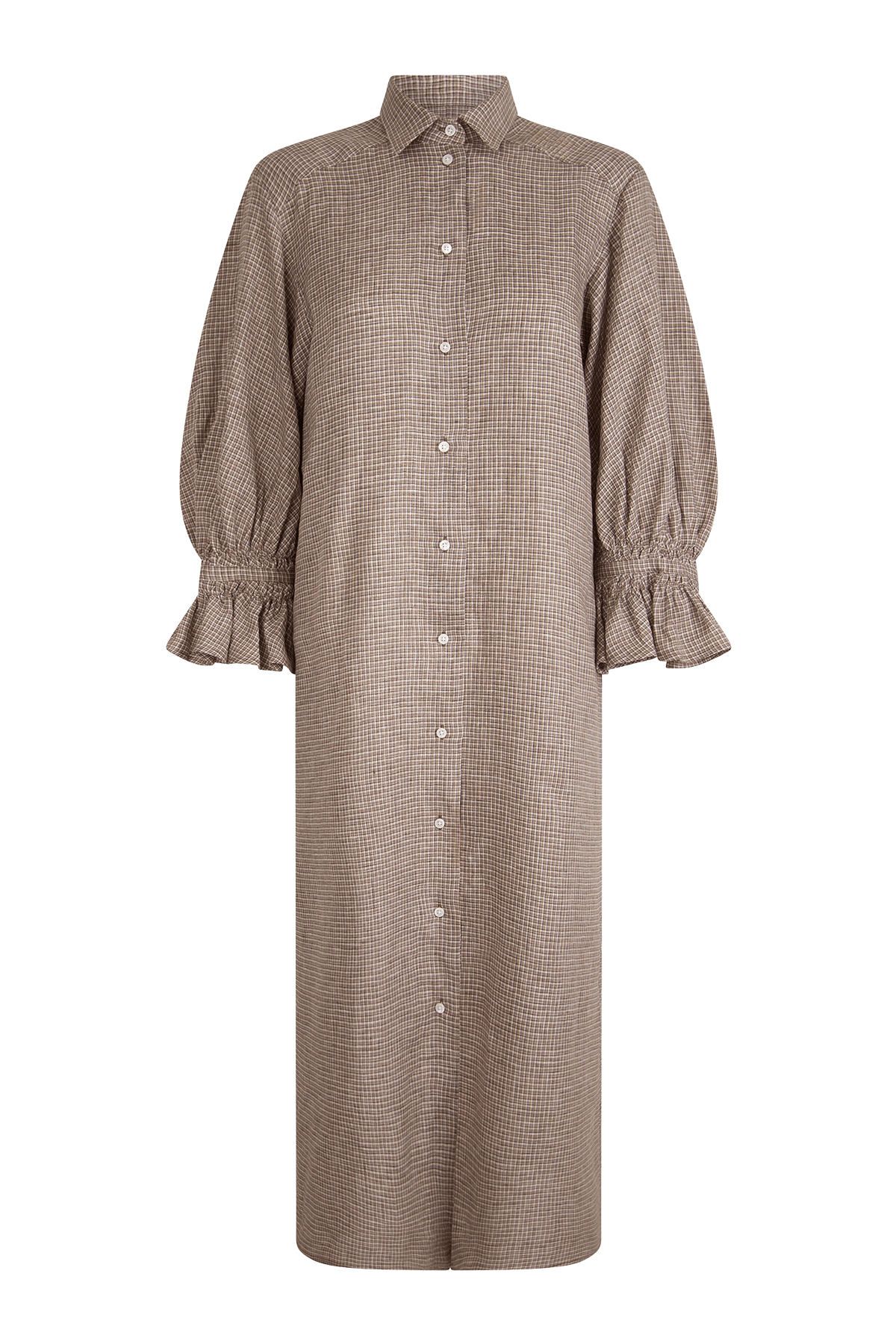 Beel Dress - Butterscotch Linen