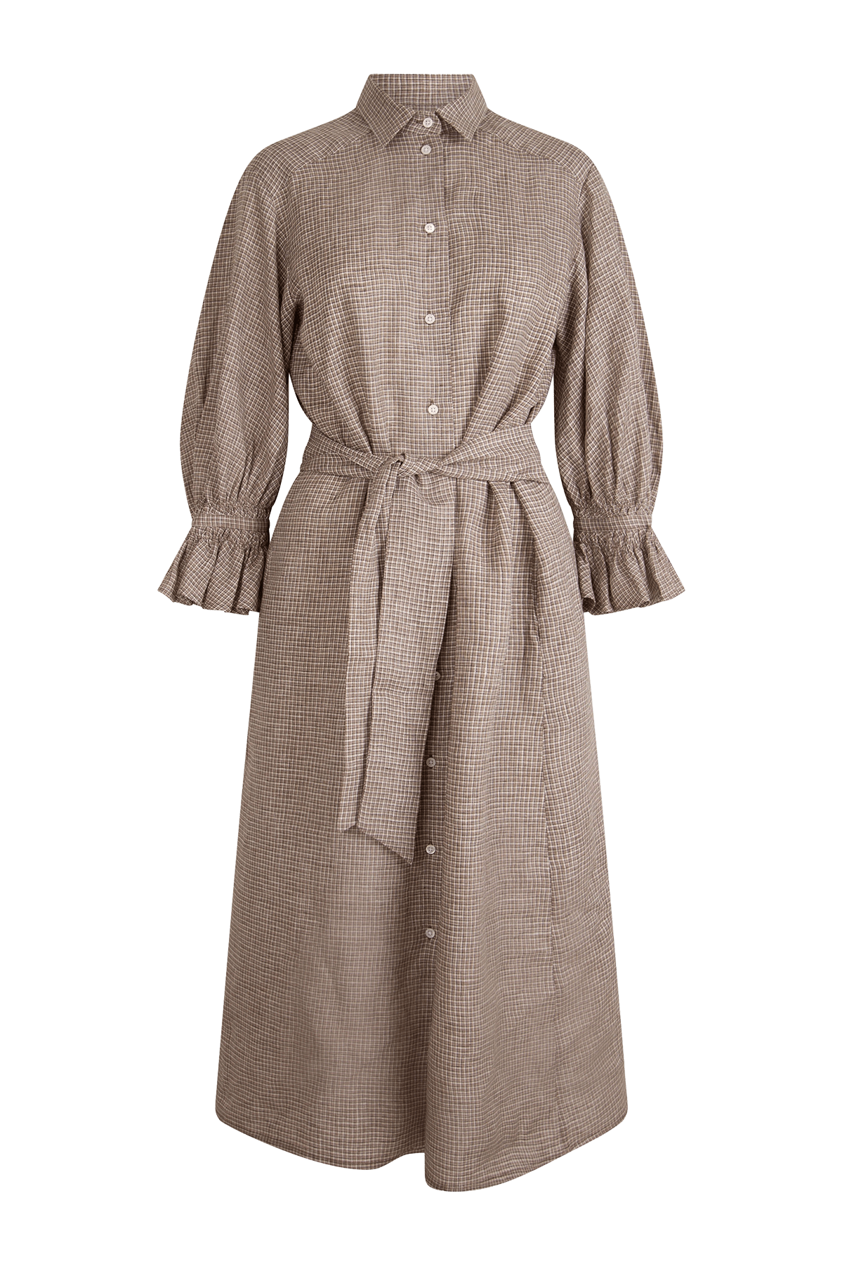 Beel Dress - Butterscotch Linen
