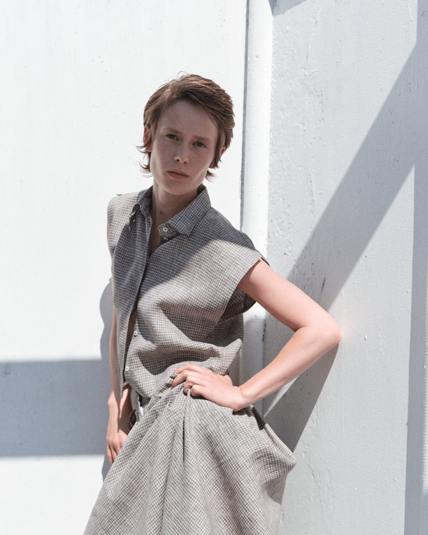 Bellis Shirt - Butterscotch Linen