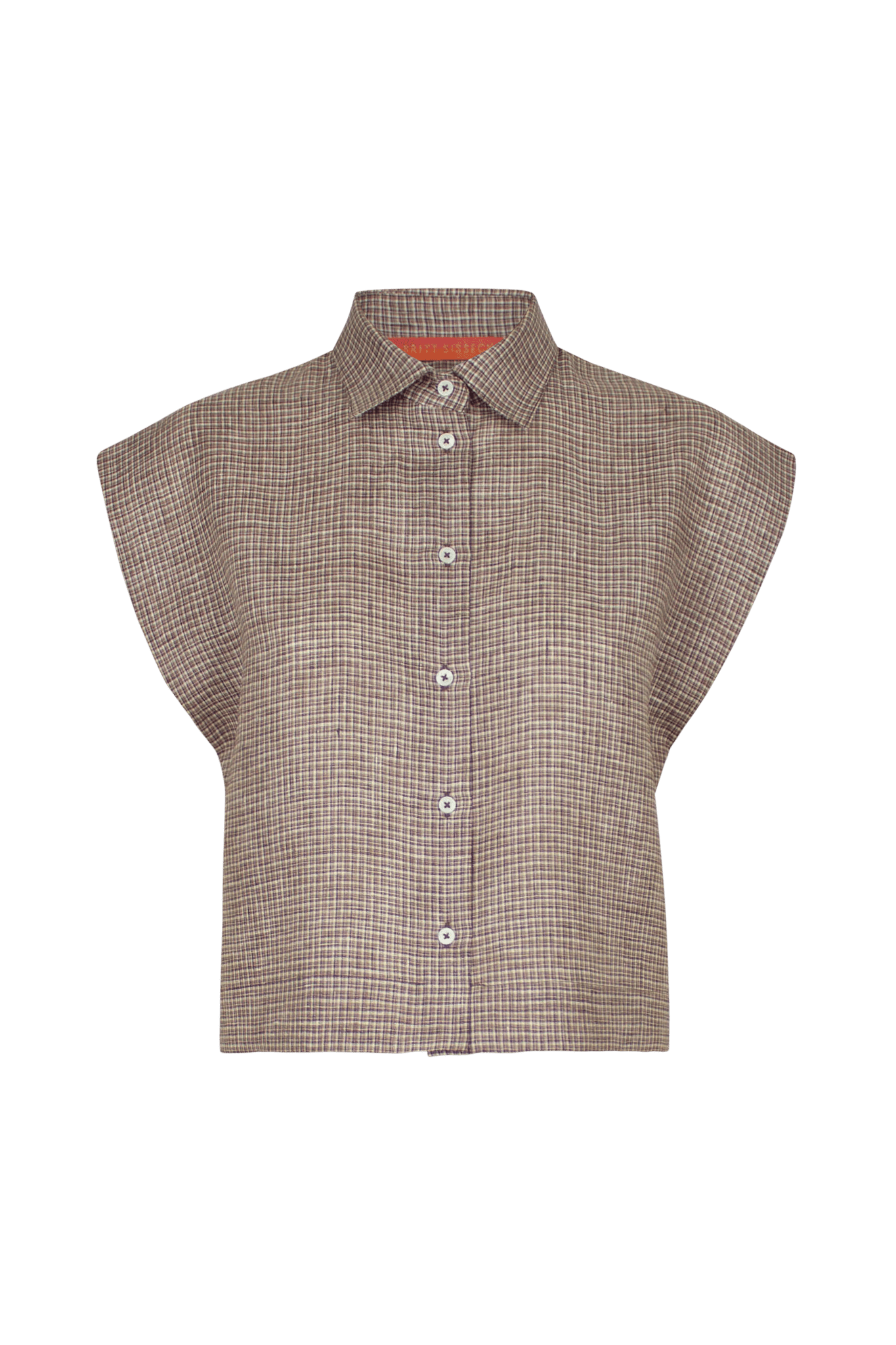 Bellis Shirt - Butterscotch Linen