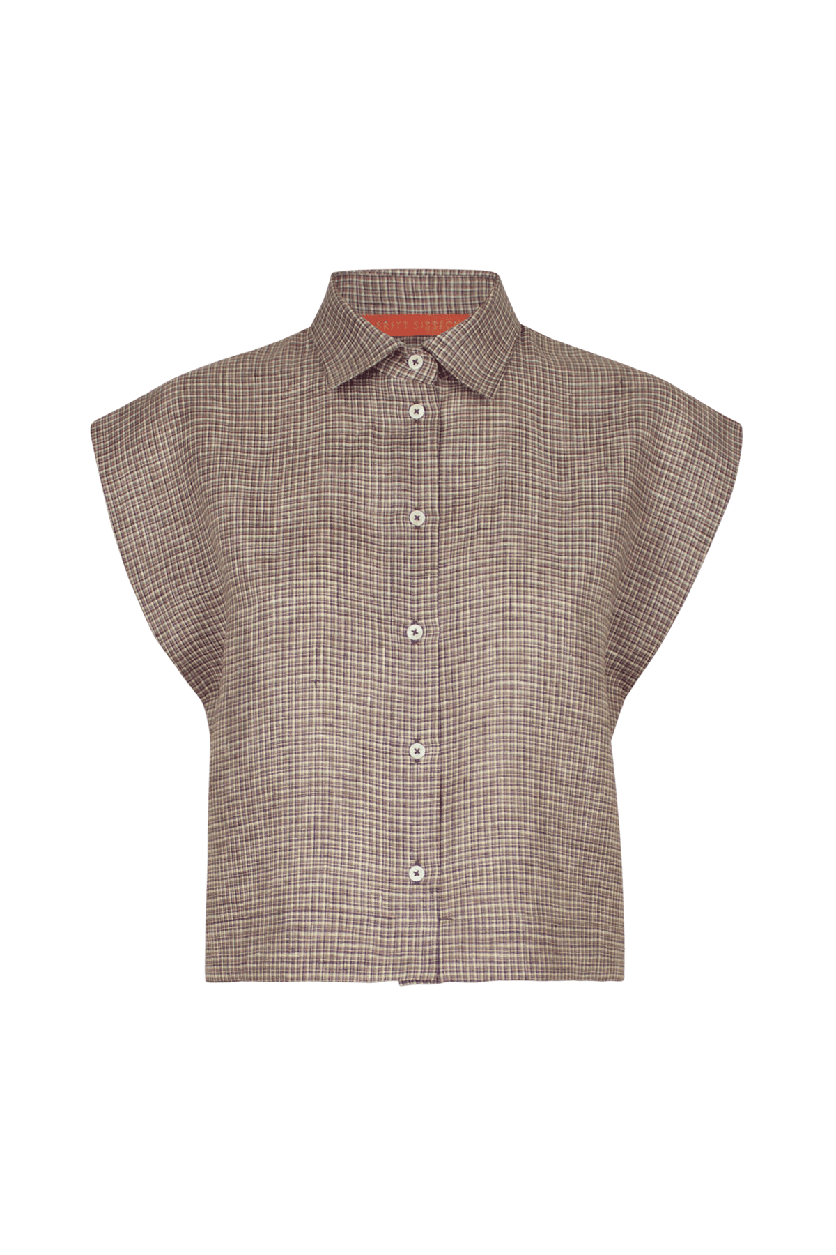 Bellis Shirt - Butterscotch Linen