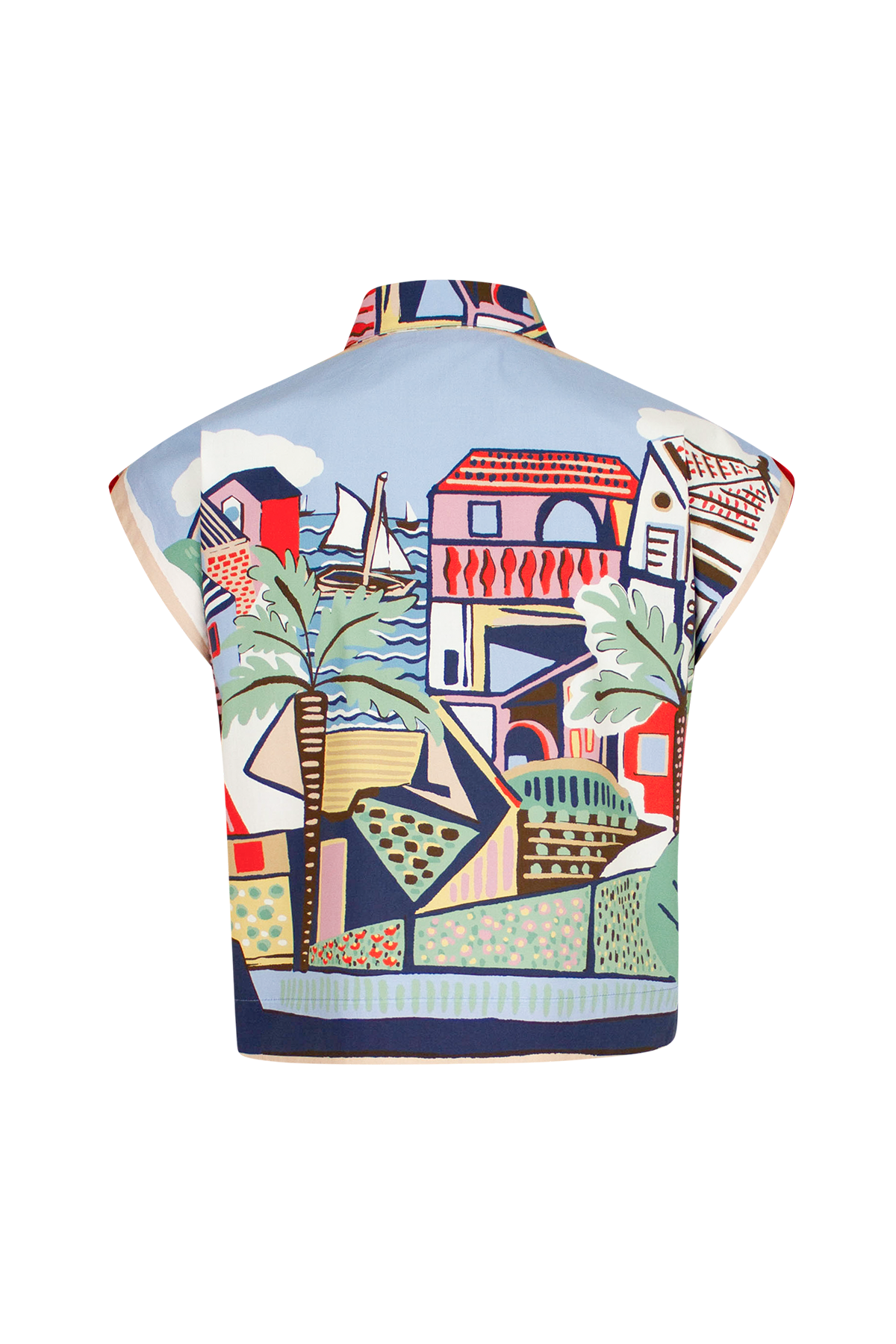 Bellis Shirt - Matisse Landscape Print