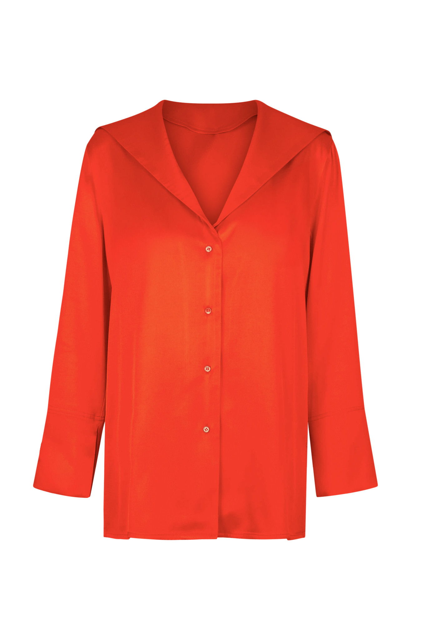 Boy Blouse - Poppy Shine Satin
