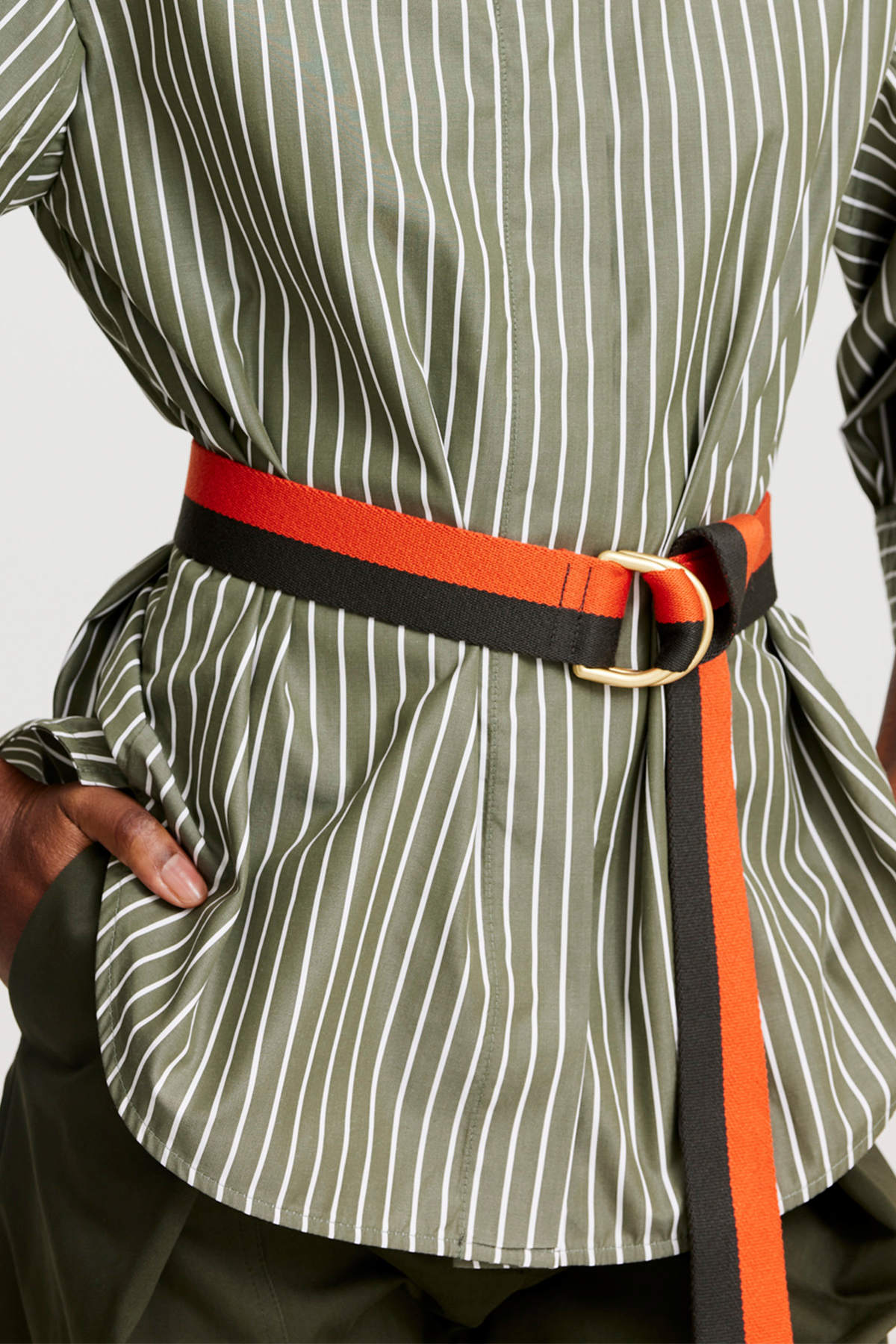 Belt - Orange / olive