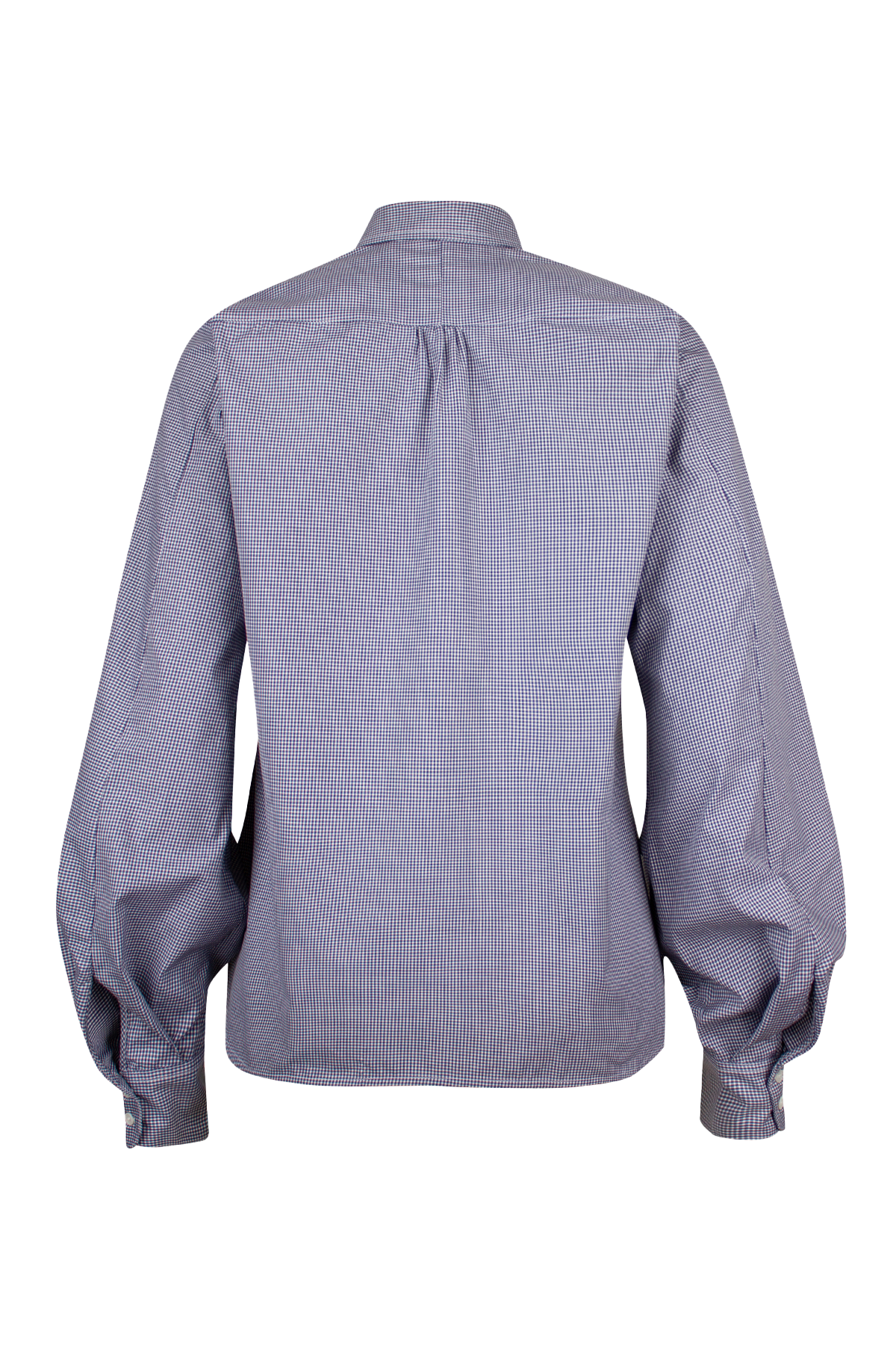 blue check Button down shirt