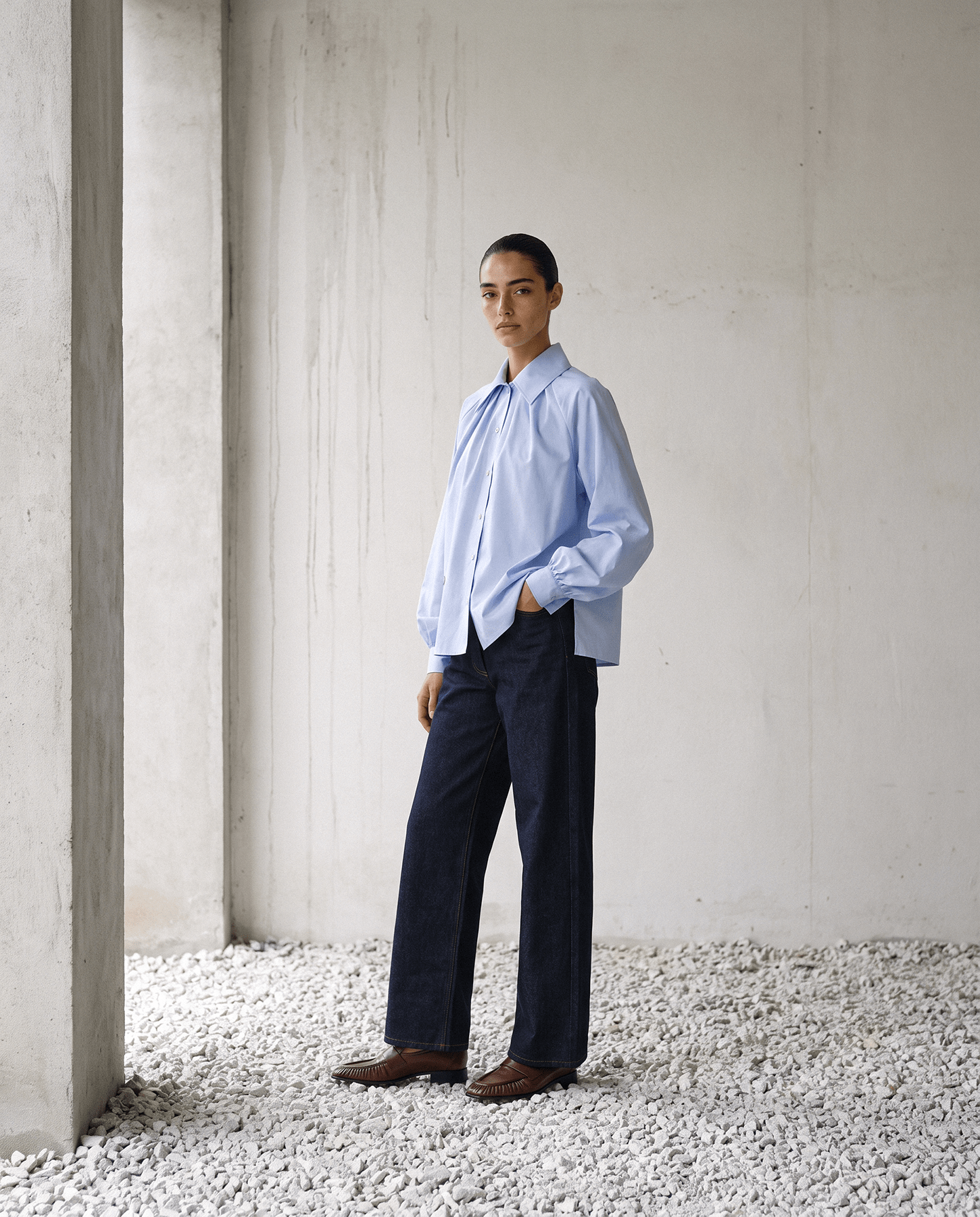 Figaro Shirt - Drift Cotton
