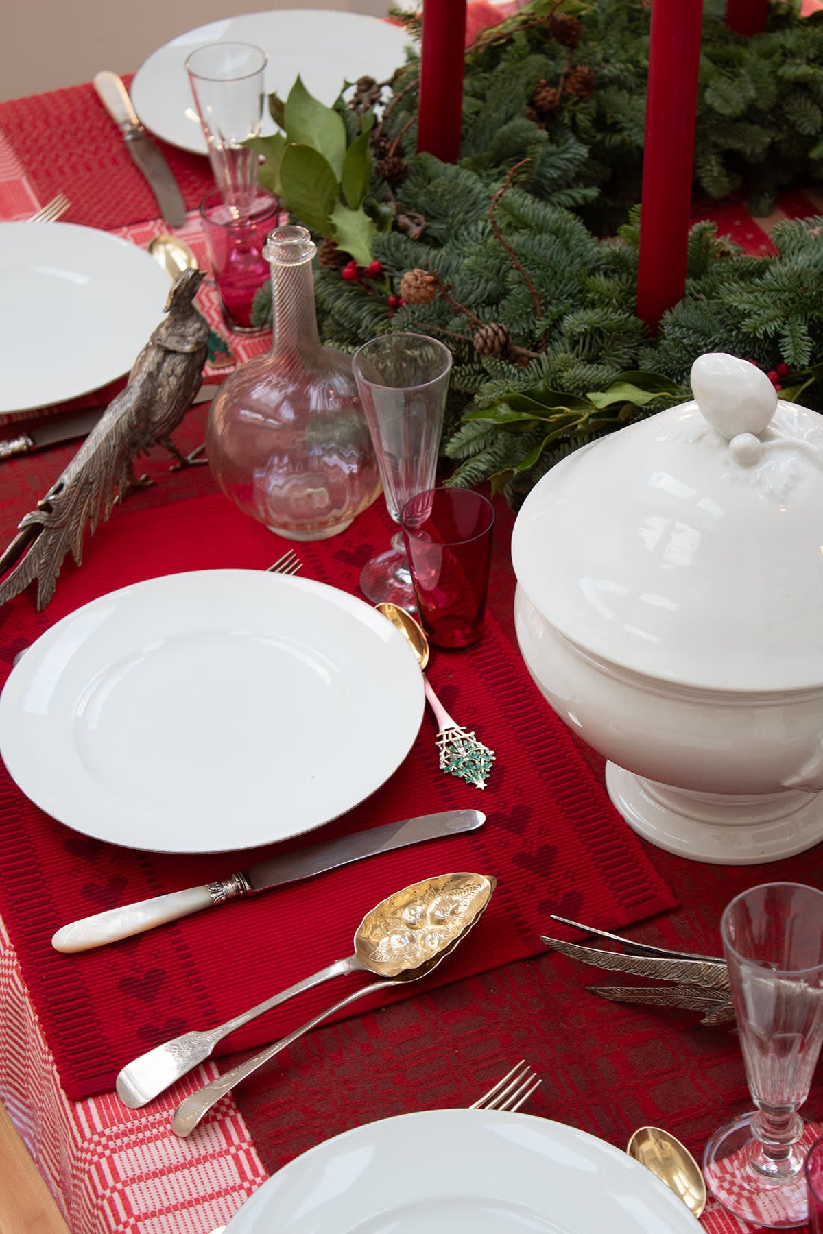 Christmas Table Setting #3
