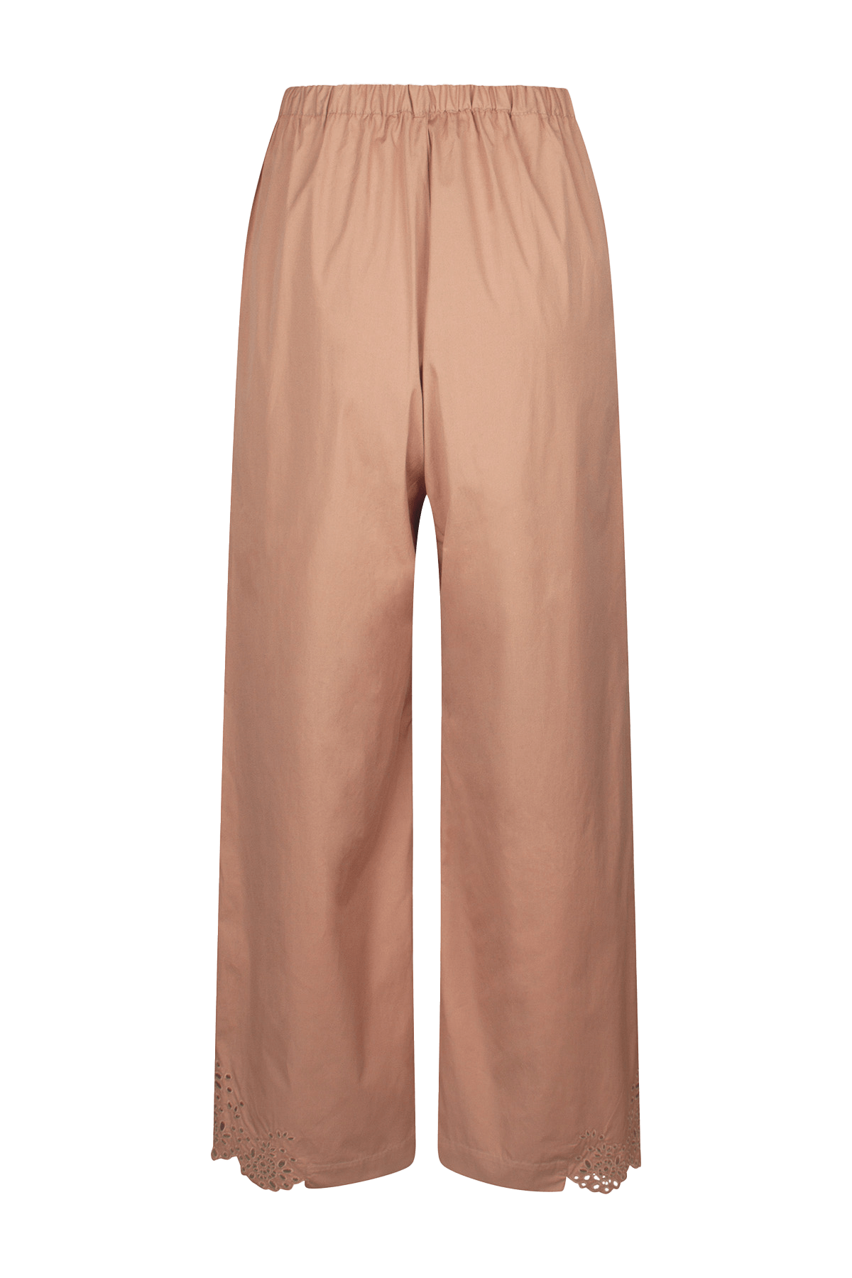 Kamma Trouser - Cork Embroidered Cotton