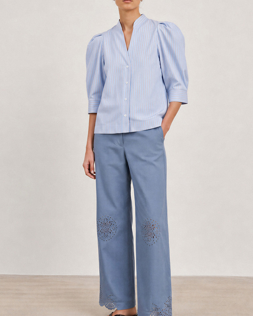 Kamma Trouser - Quicksilver