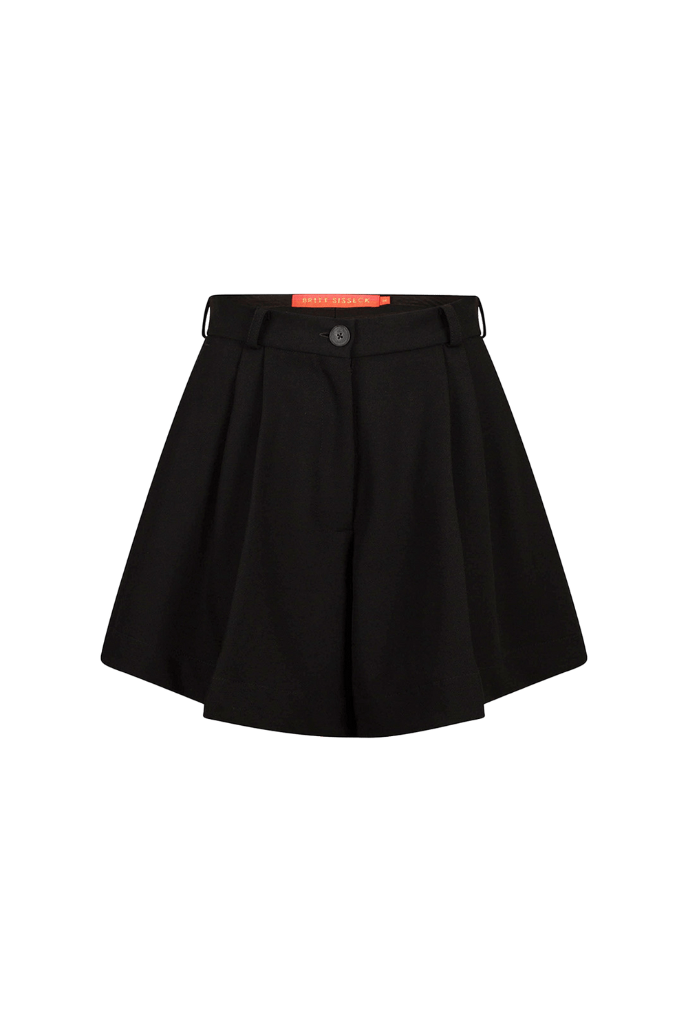 black shorts
