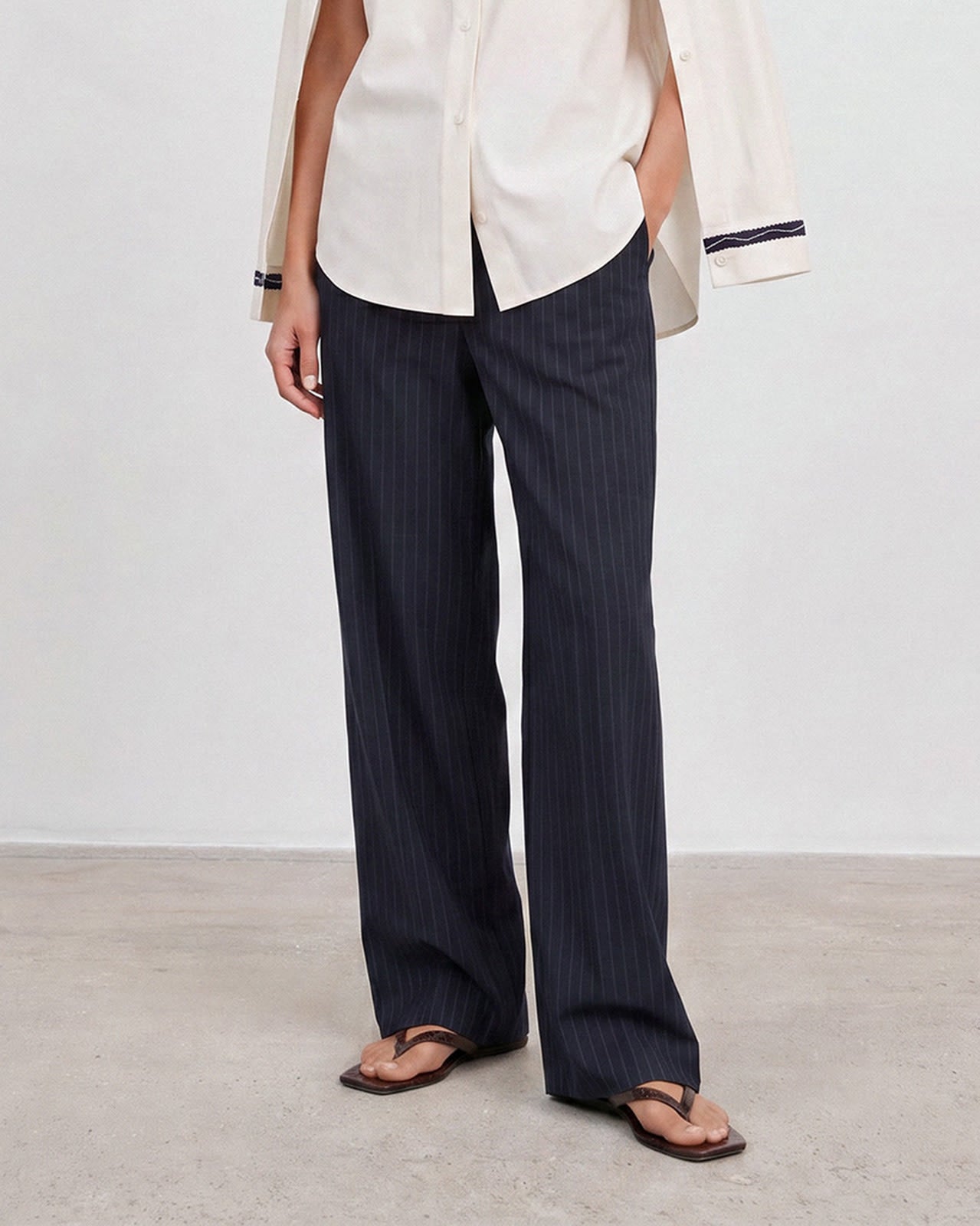 Kimmie Trouser - Admiral Linen Cotton
