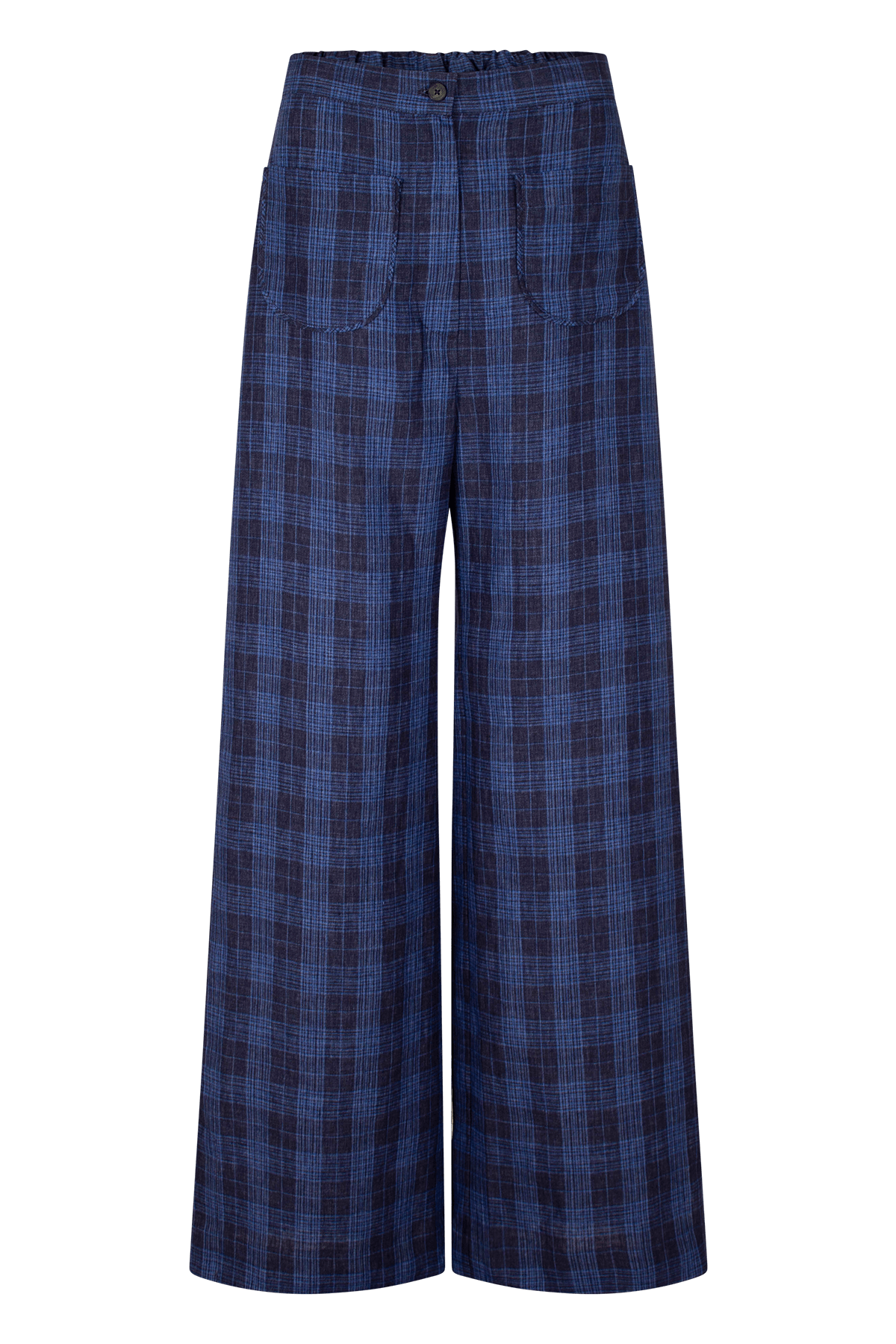 Kop Trouser - Baird Check Linen