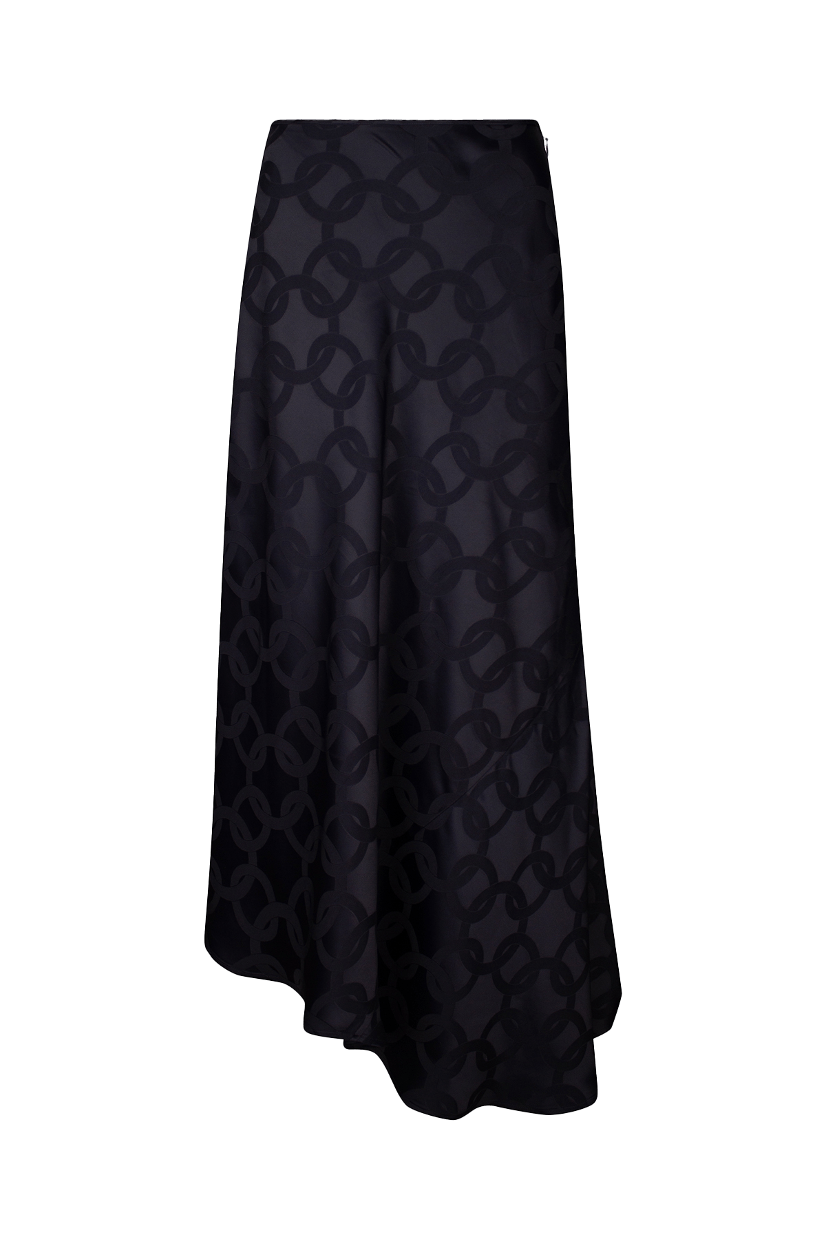black asymmetrical skirt