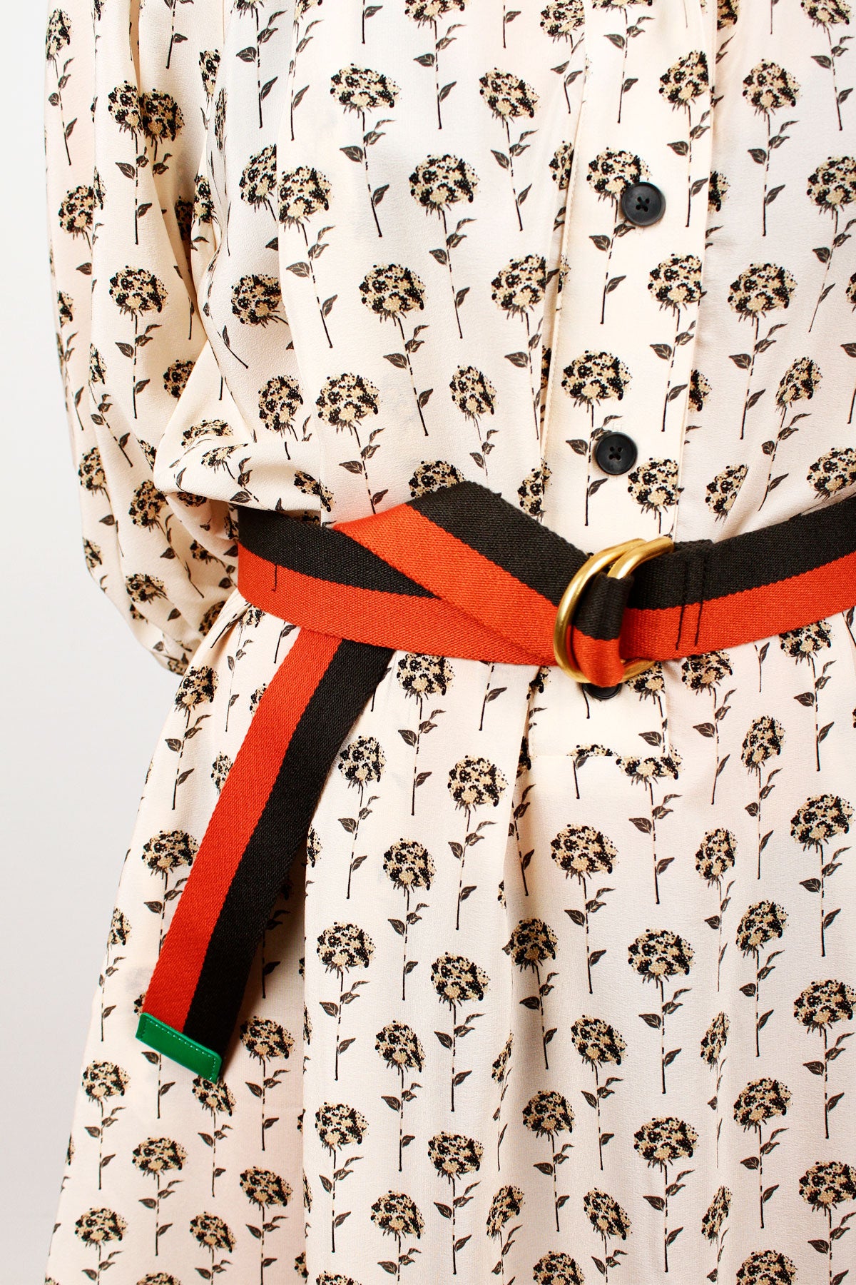 Belt - Orange / olive
