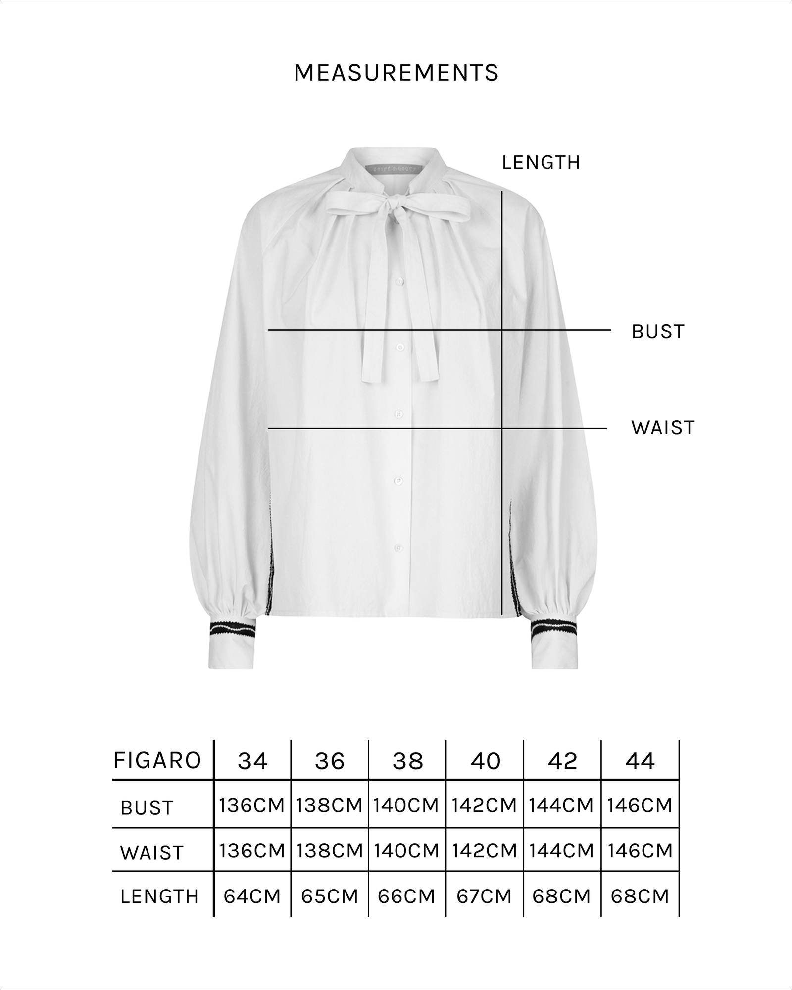 Figaro Blouse - Crema