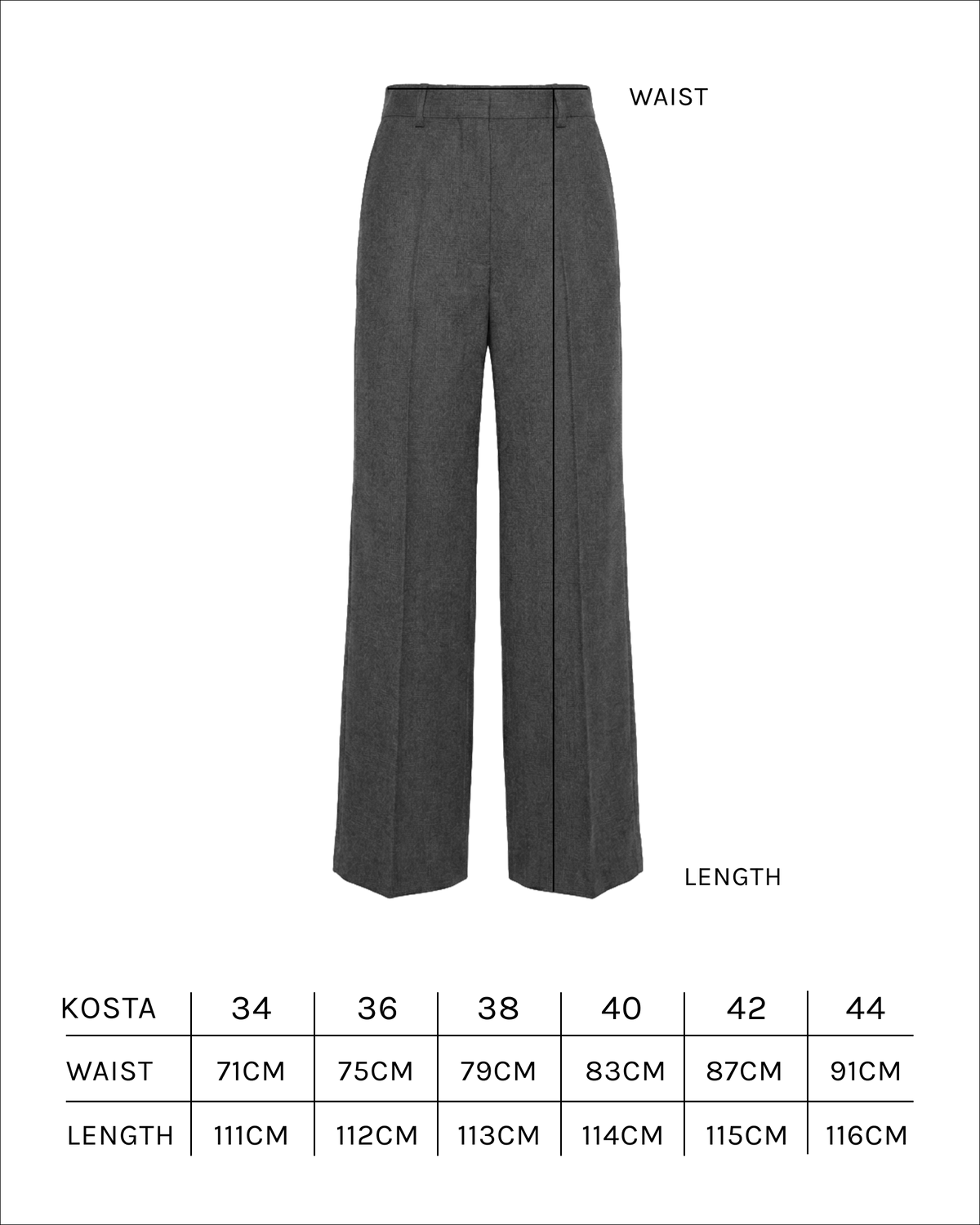 Kosta Trousers - Graphite
