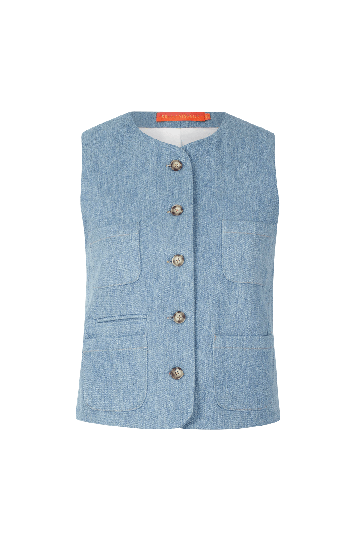 Tulsi Vest - Washed Denim